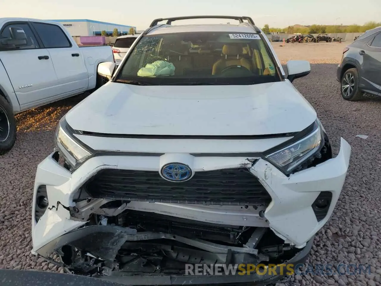 5 Фотография поврежденного автомобиля JTMRWRFV0MD117606 TOYOTA RAV4 2021
