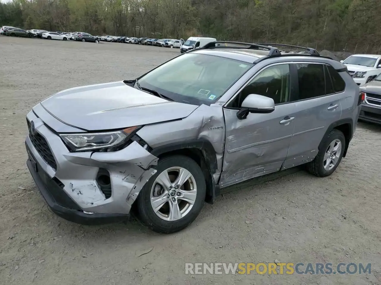 1 Фотография поврежденного автомобиля JTMRWRFV8MD124593 TOYOTA RAV4 2021