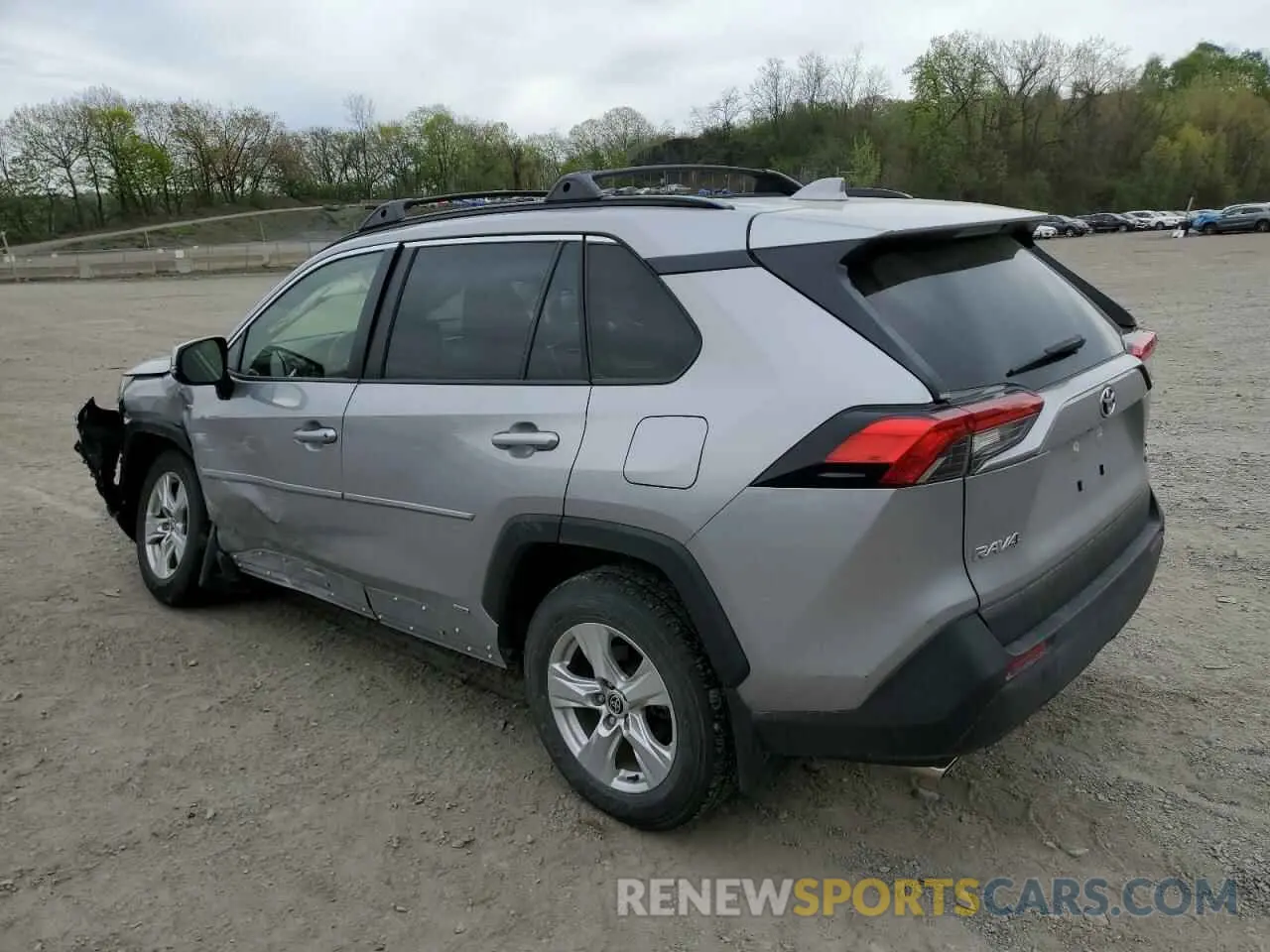 2 Фотография поврежденного автомобиля JTMRWRFV8MD124593 TOYOTA RAV4 2021