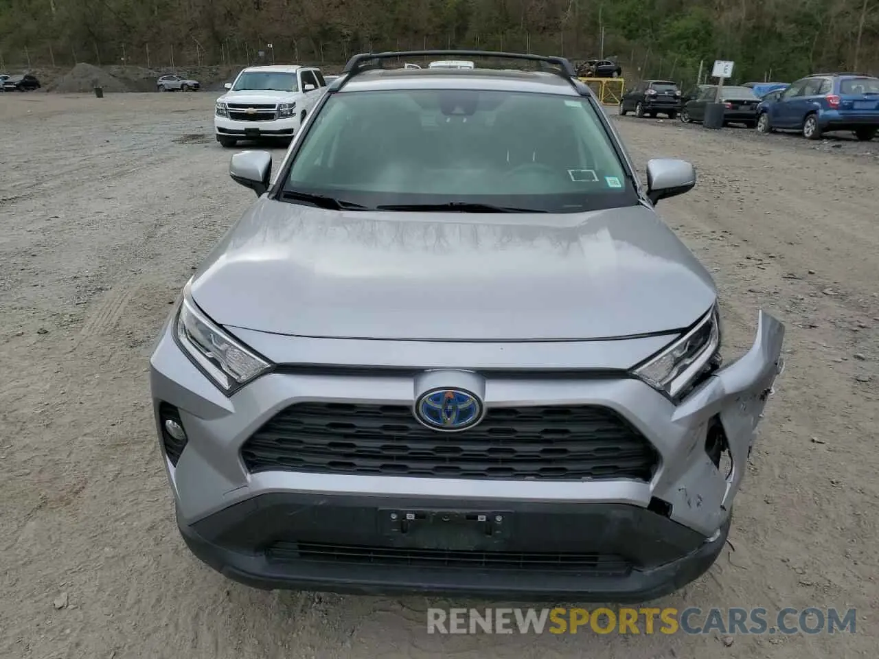 5 Фотография поврежденного автомобиля JTMRWRFV8MD124593 TOYOTA RAV4 2021