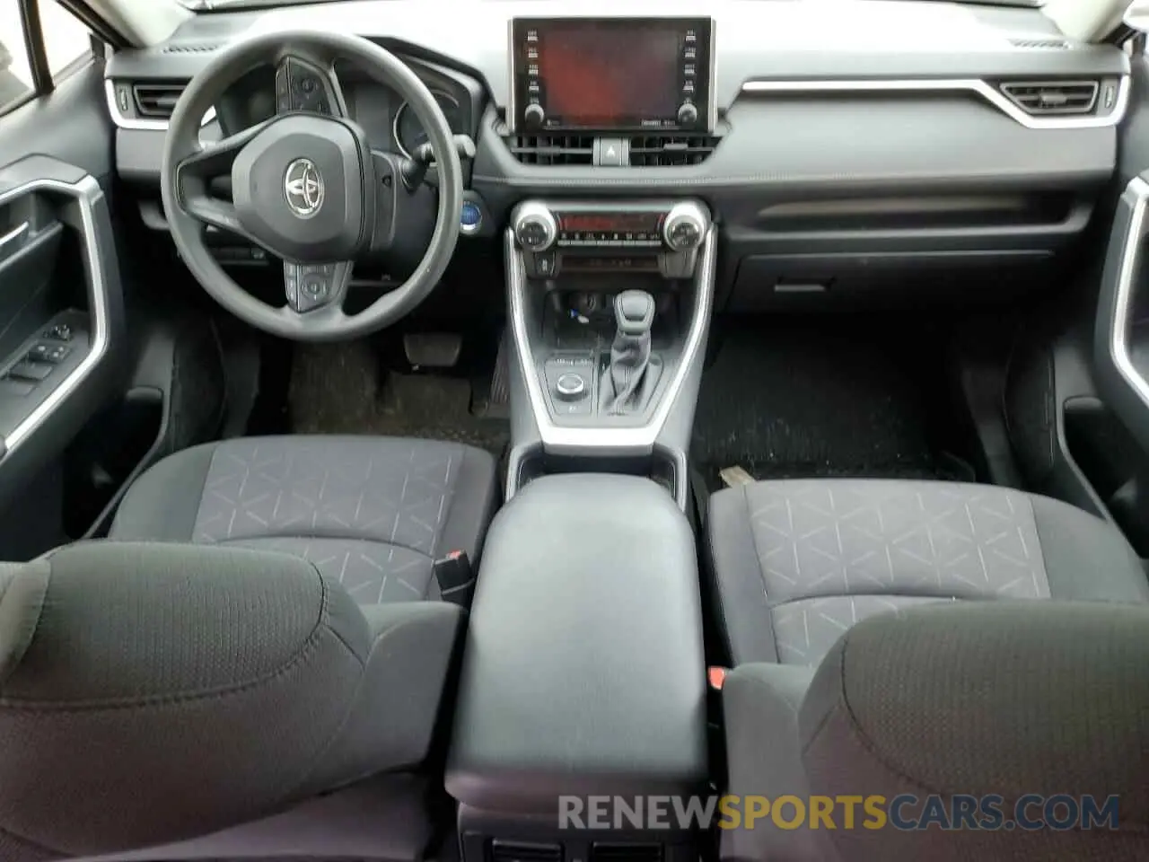 8 Фотография поврежденного автомобиля JTMRWRFV8MD124593 TOYOTA RAV4 2021