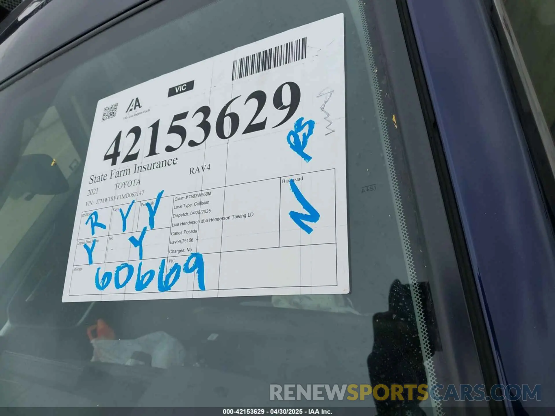 17 Photograph of a damaged car JTMW1RFV1MD062147 TOYOTA RAV4 2021