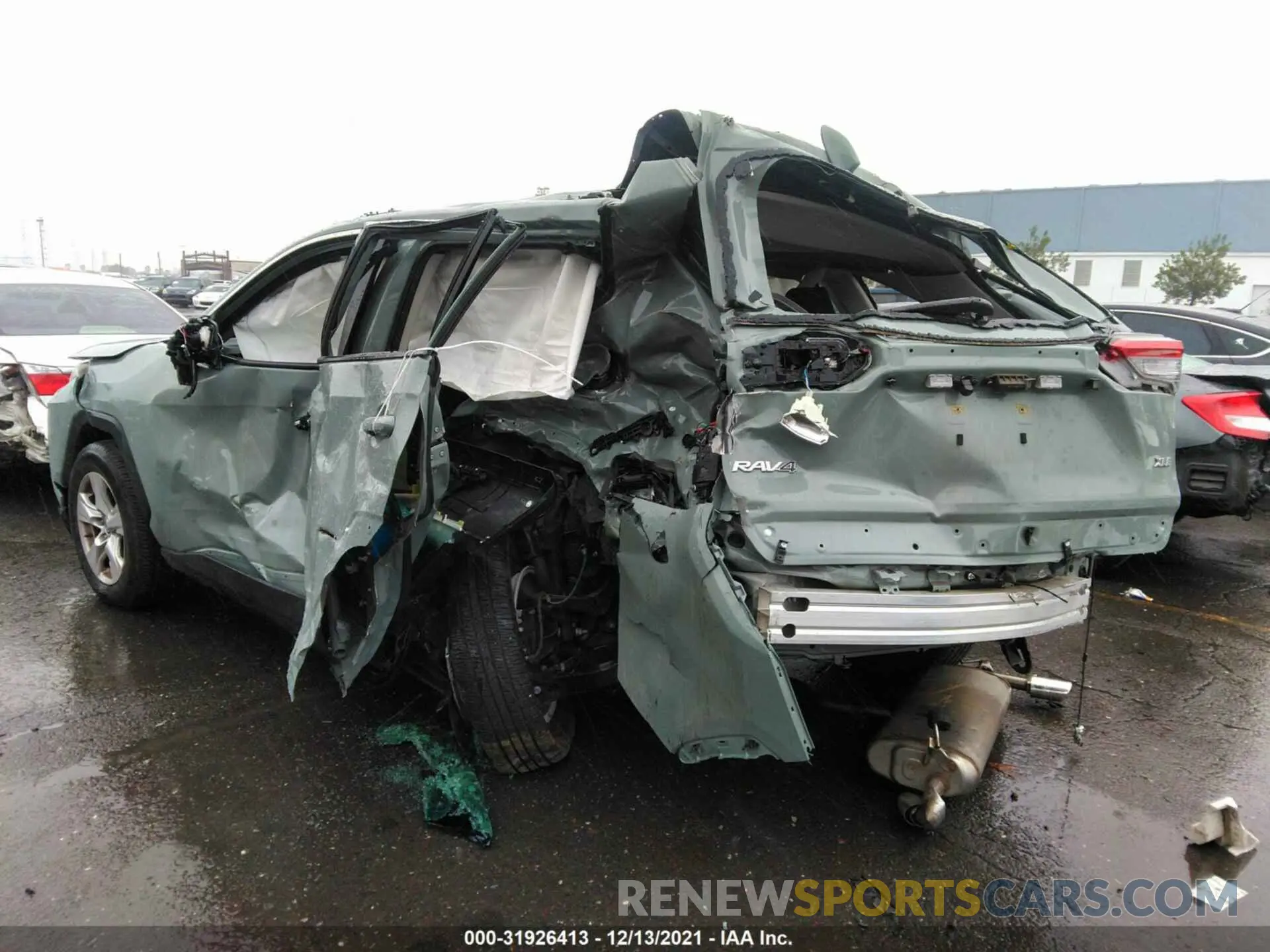 3 Photograph of a damaged car JTMW1RFV2MD067180 TOYOTA RAV4 2021