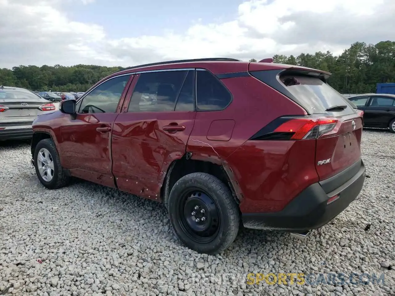 2 Фотография поврежденного автомобиля JTMW1RFV5MD064970 TOYOTA RAV4 2021