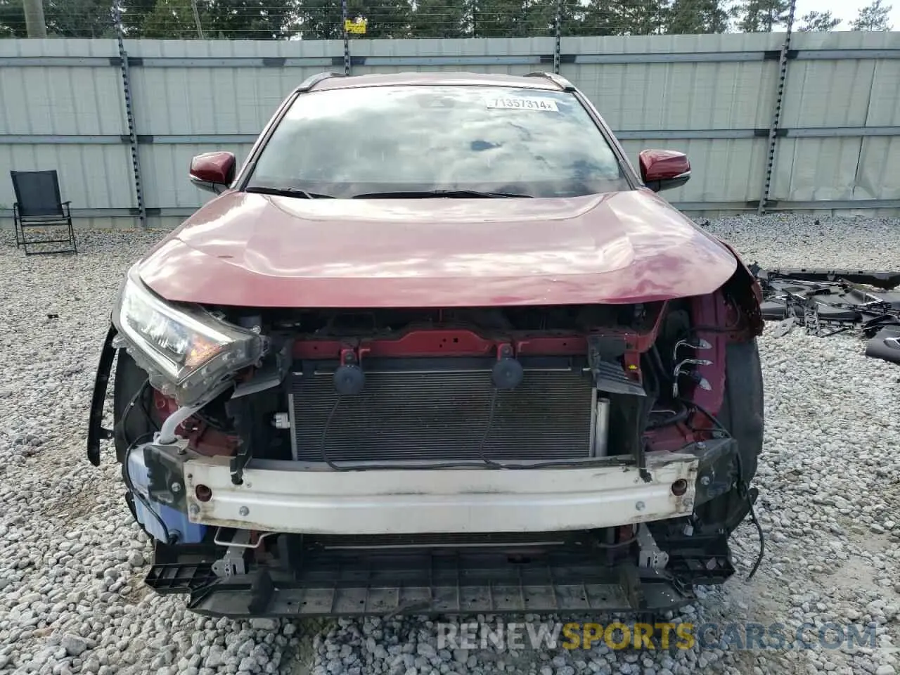 5 Фотография поврежденного автомобиля JTMW1RFV5MD064970 TOYOTA RAV4 2021