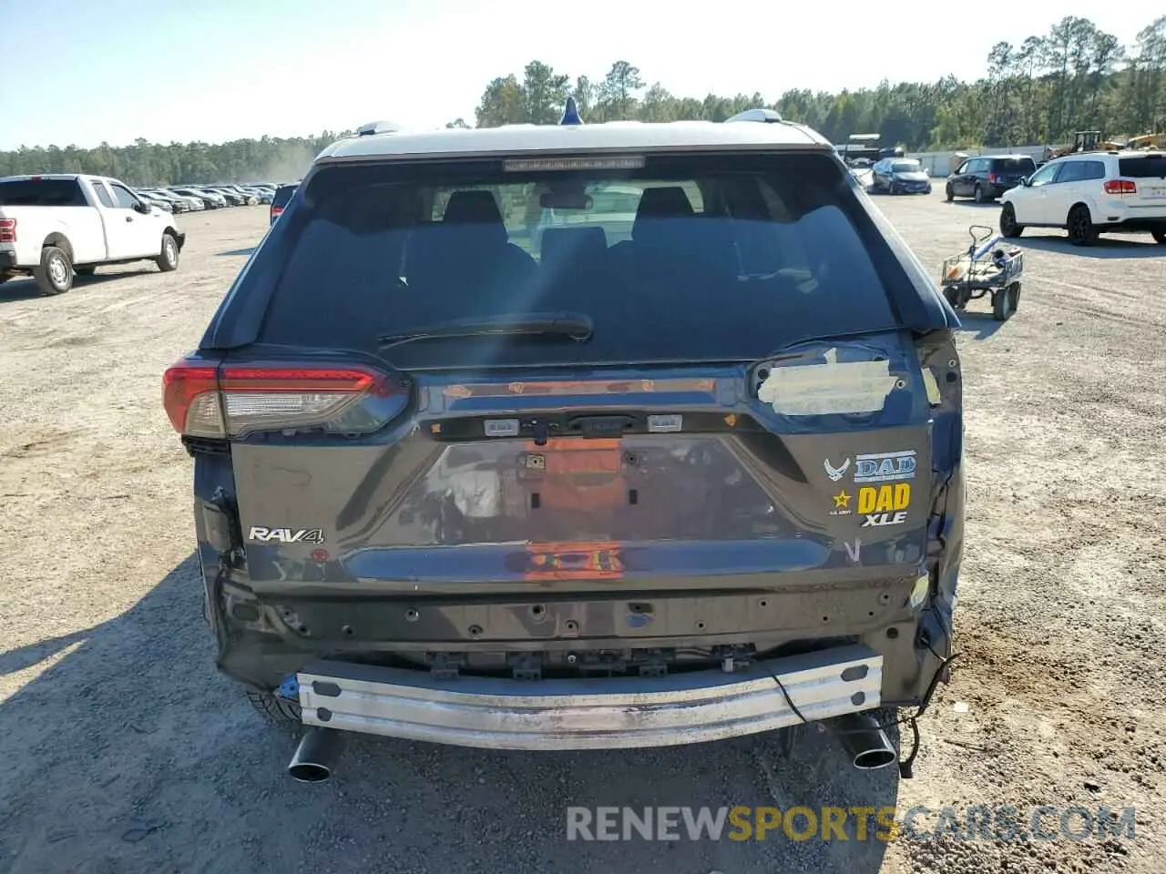 6 Photograph of a damaged car JTMW1RFV9MD071369 TOYOTA RAV4 2021