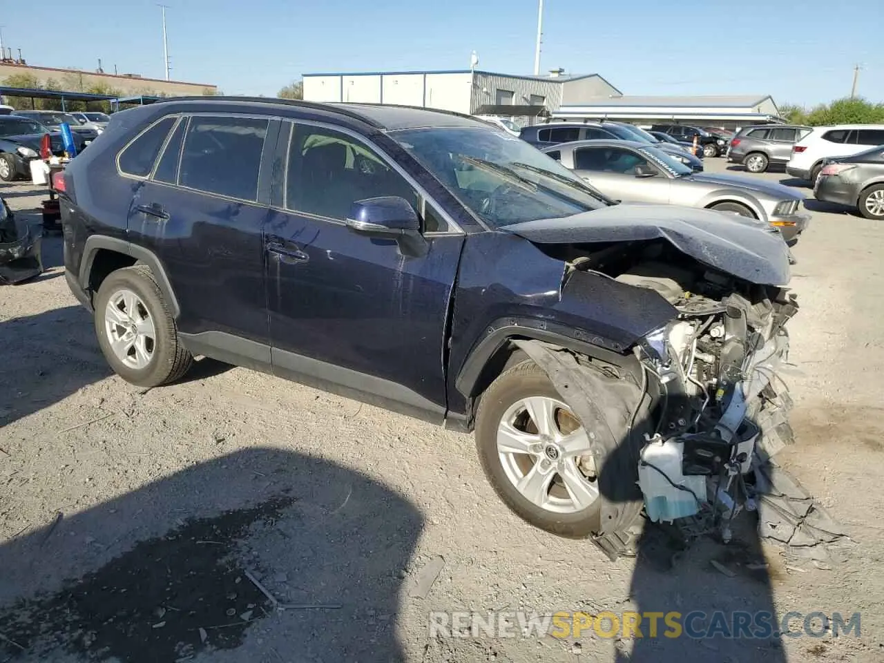 4 Photograph of a damaged car JTMW1RFVXMD523023 TOYOTA RAV4 2021