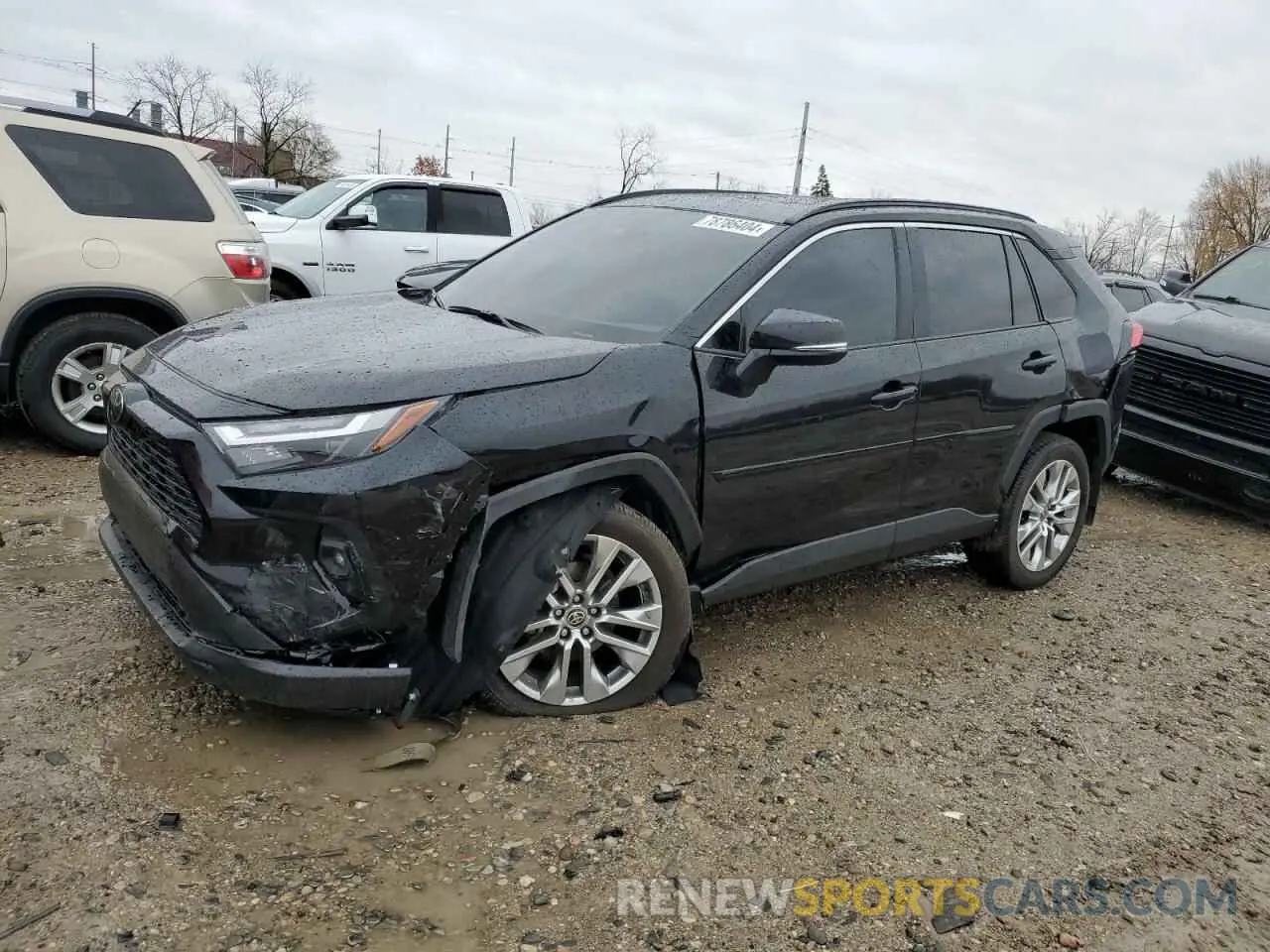 1 Photograph of a damaged car 2T3A1RFV6NW296105 TOYOTA RAV4 2022