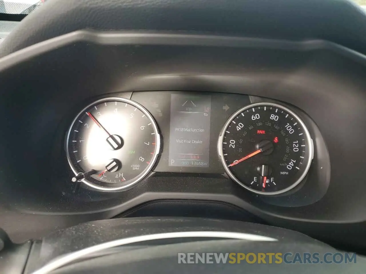 9 Фотография поврежденного автомобиля 2T3A1RFV7NW253330 TOYOTA RAV4 2022