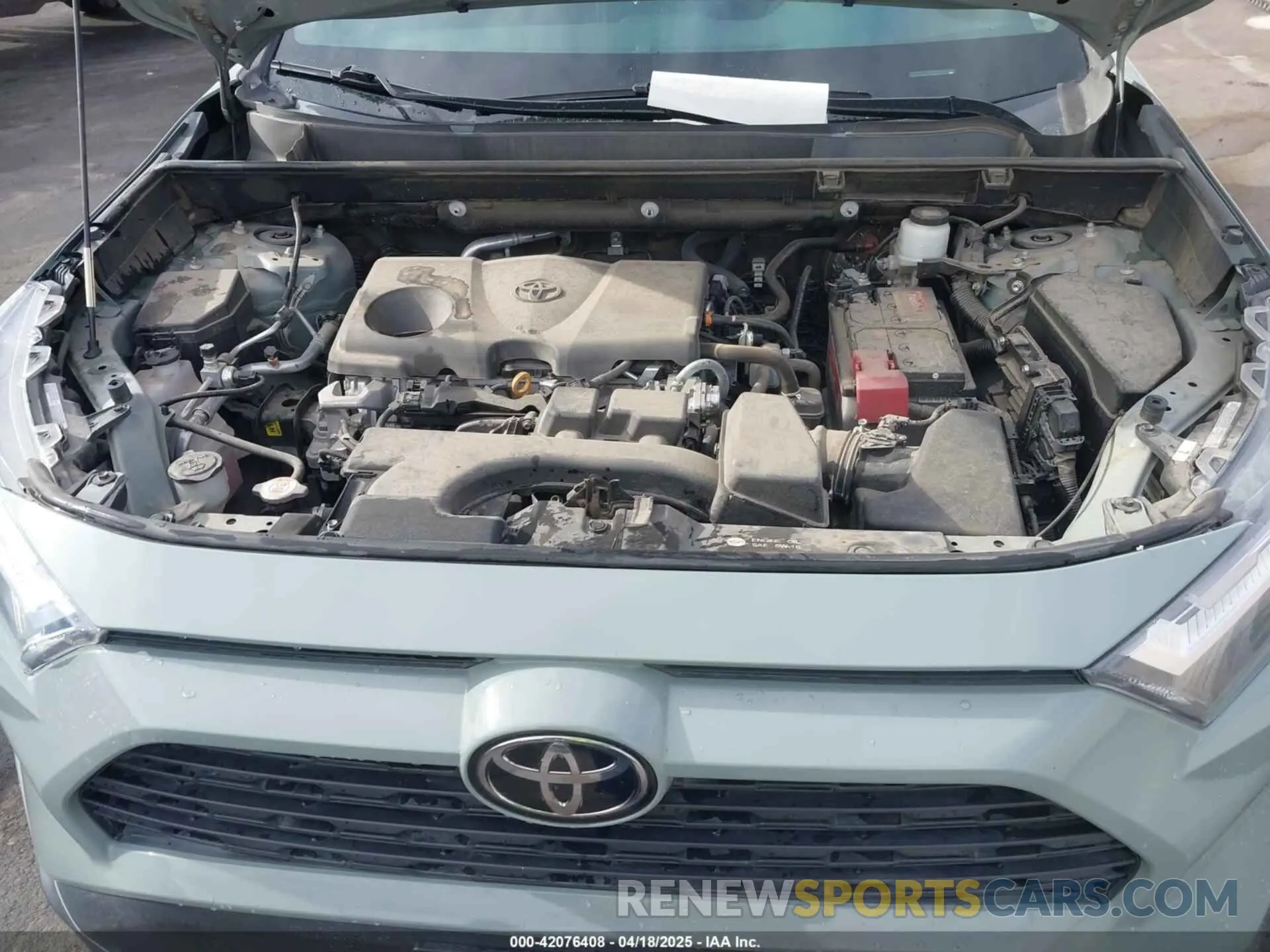 10 Фотография поврежденного автомобиля 2T3A1RFV7NW256681 TOYOTA RAV4 2022