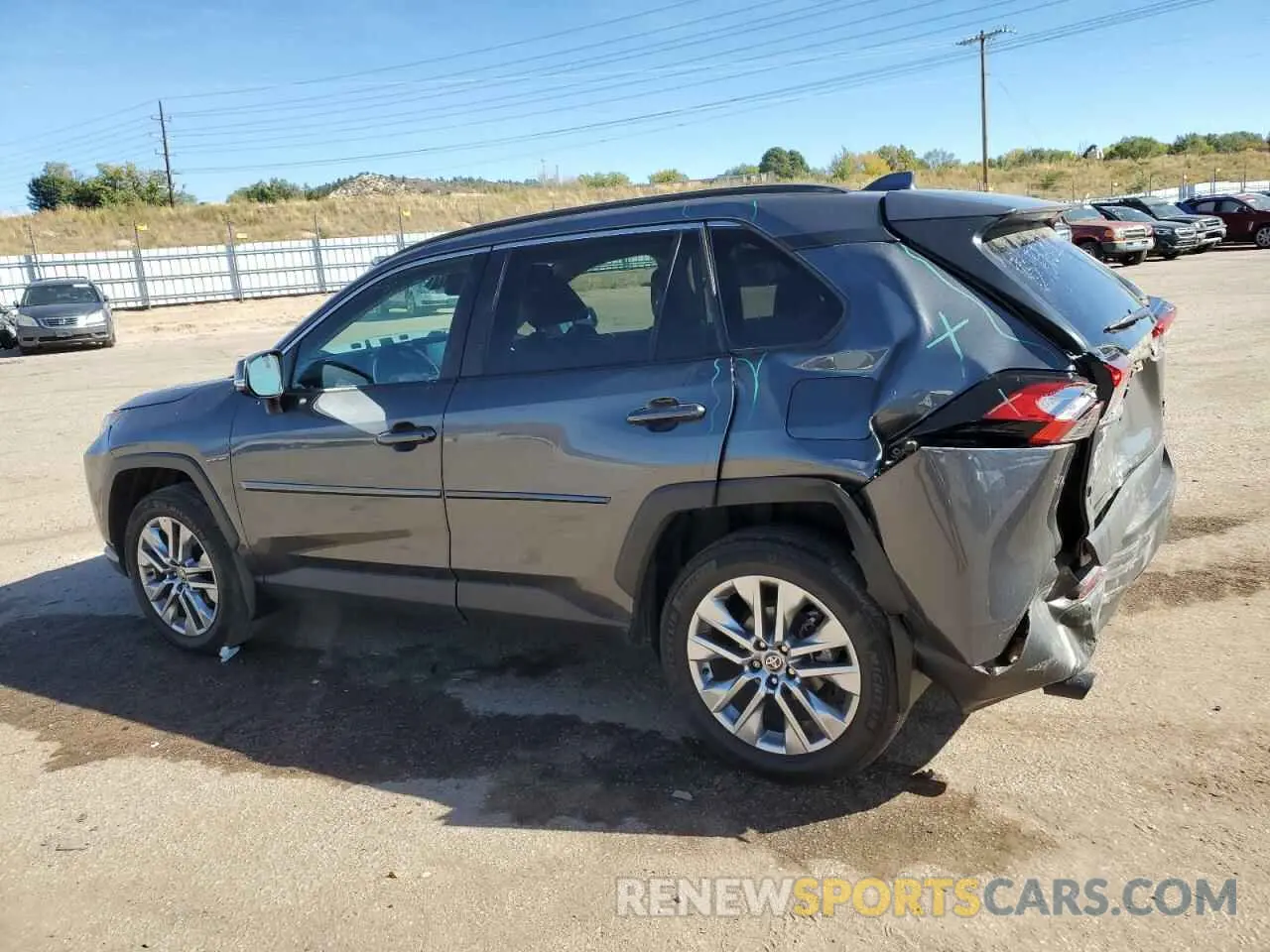 2 Photograph of a damaged car 2T3A1RFVXNW317327 TOYOTA RAV4 2022