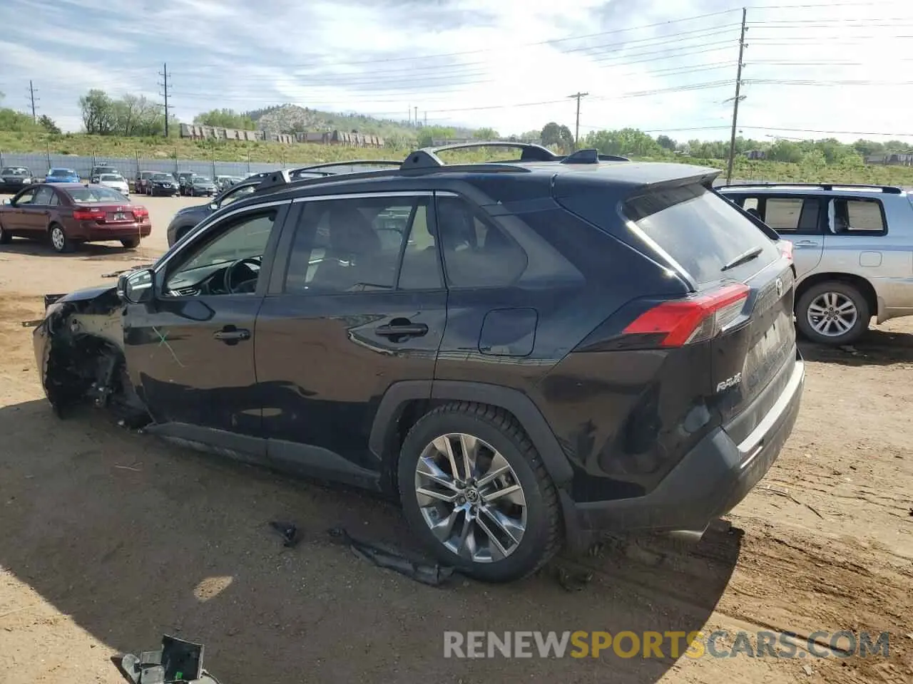 2 Photograph of a damaged car 2T3C1RFV2NC206720 TOYOTA RAV4 2022