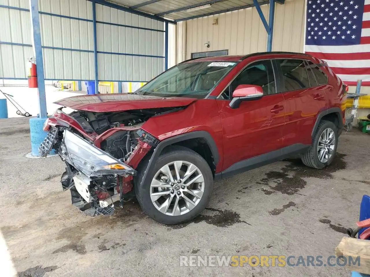 1 Photograph of a damaged car 2T3C1RFV5NW206418 TOYOTA RAV4 2022