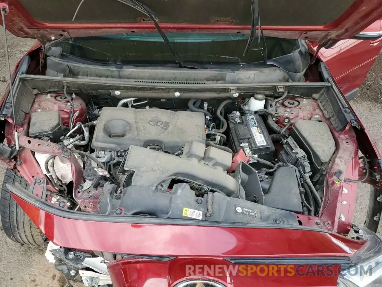11 Photograph of a damaged car 2T3C1RFV5NW206418 TOYOTA RAV4 2022