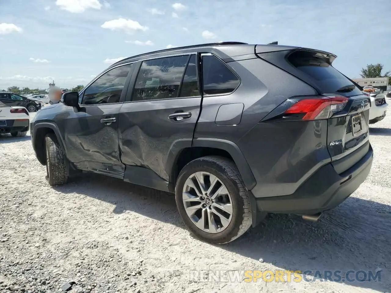 2 Photograph of a damaged car 2T3C1RFV7NC191454 TOYOTA RAV4 2022