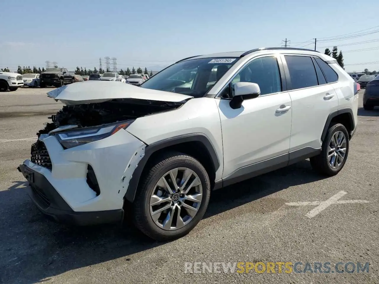 1 Photograph of a damaged car 2T3C1RFVXNW229371 TOYOTA RAV4 2022