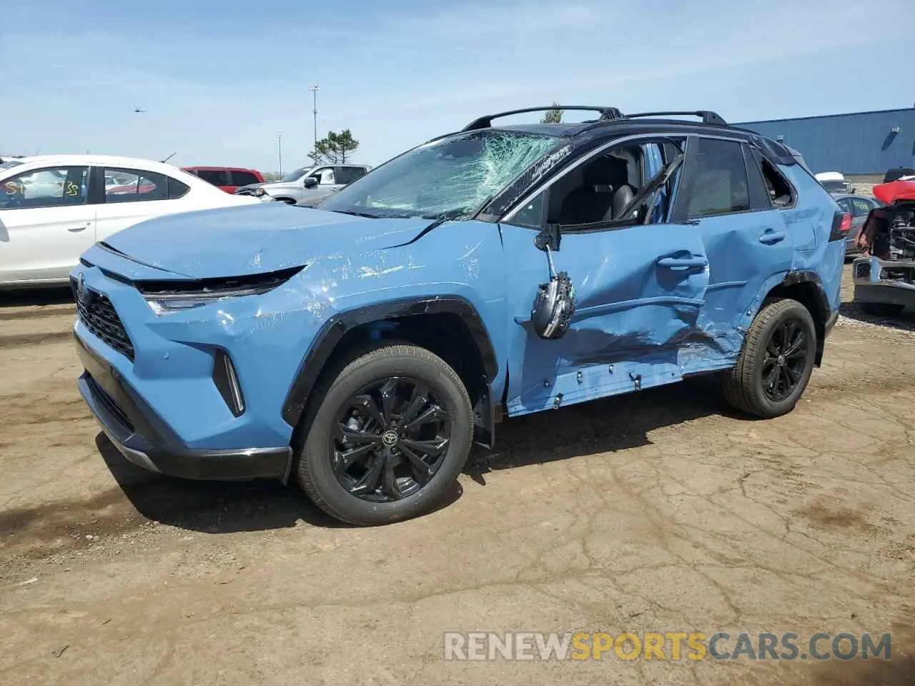 1 Фотография поврежденного автомобиля 2T3E6RFV2NW032205 TOYOTA RAV4 2022