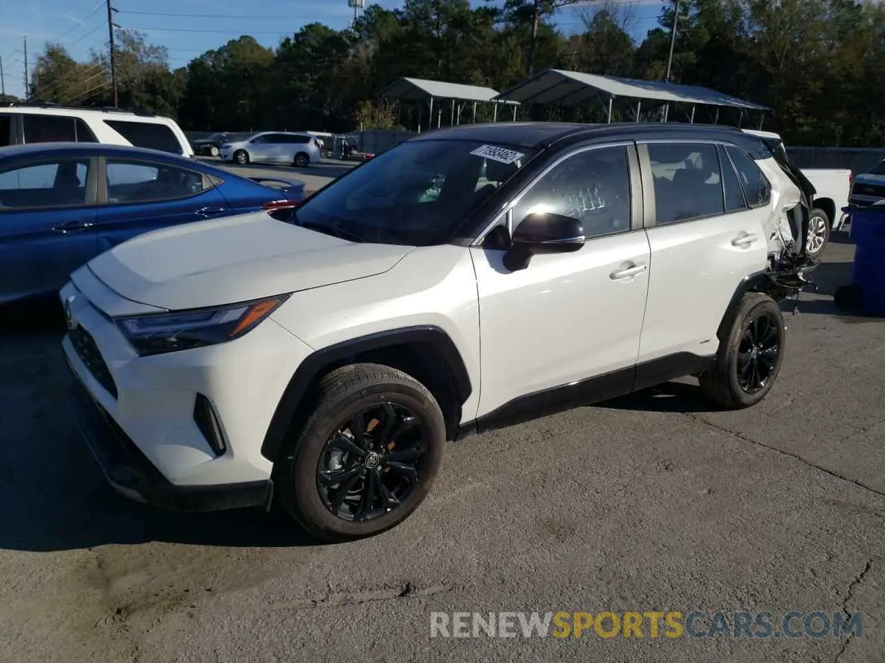 1 Photograph of a damaged car 2T3E6RFV4NW033954 TOYOTA RAV4 2022