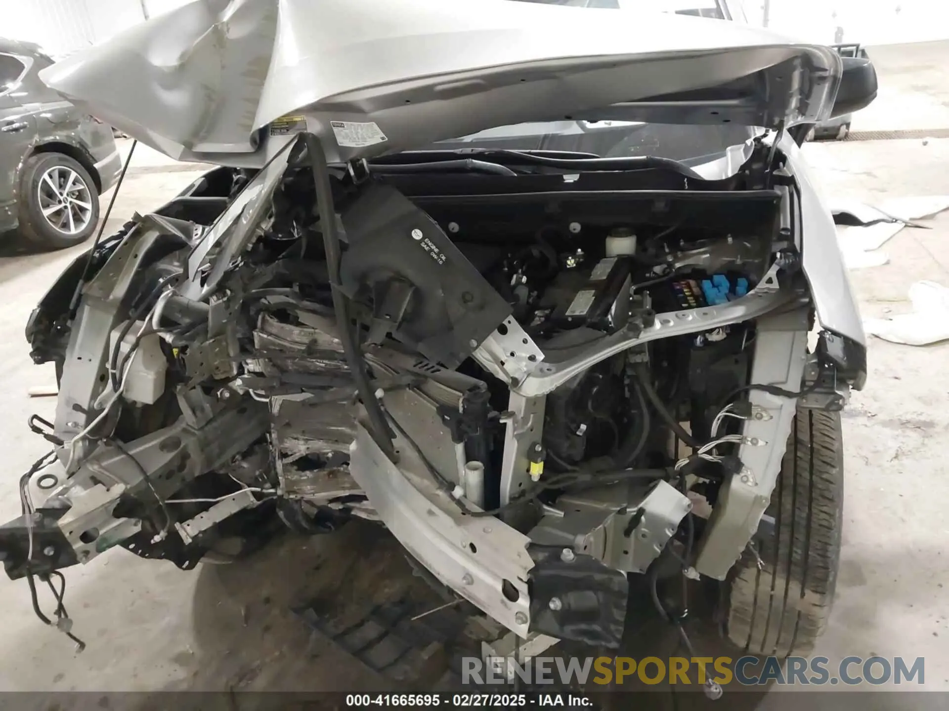 6 Фотография поврежденного автомобиля 2T3F1RFV2NW296768 TOYOTA RAV4 2022