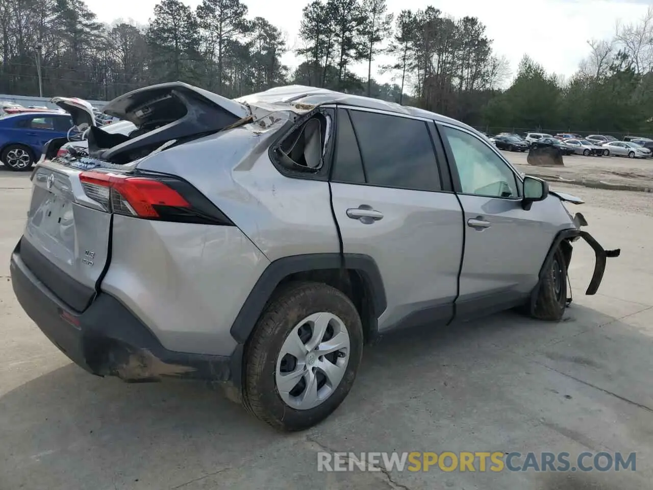 3 Фотография поврежденного автомобиля 2T3F1RFV3NC257141 TOYOTA RAV4 2022