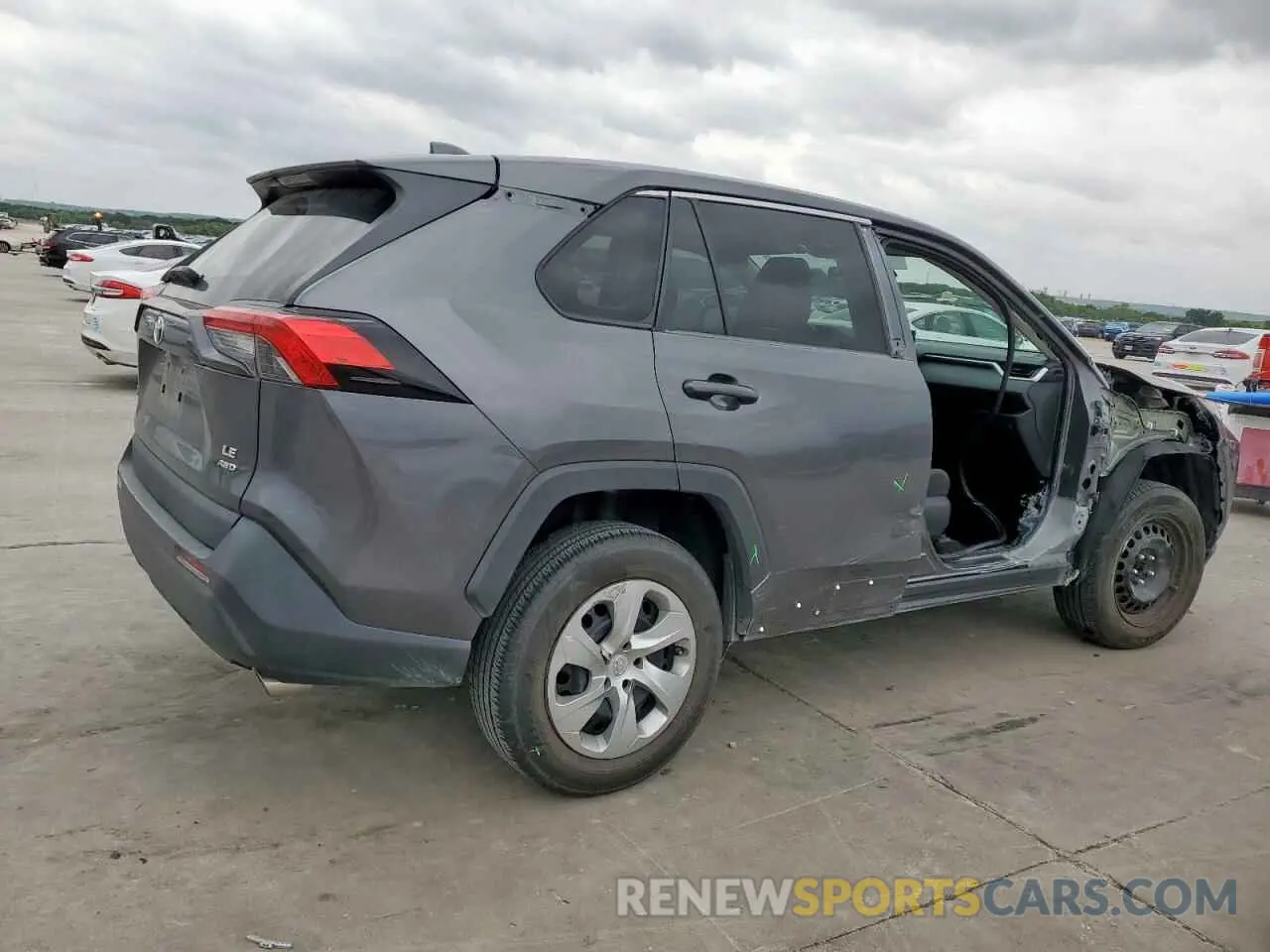 3 Фотография поврежденного автомобиля 2T3F1RFV6NC258767 TOYOTA RAV4 2022