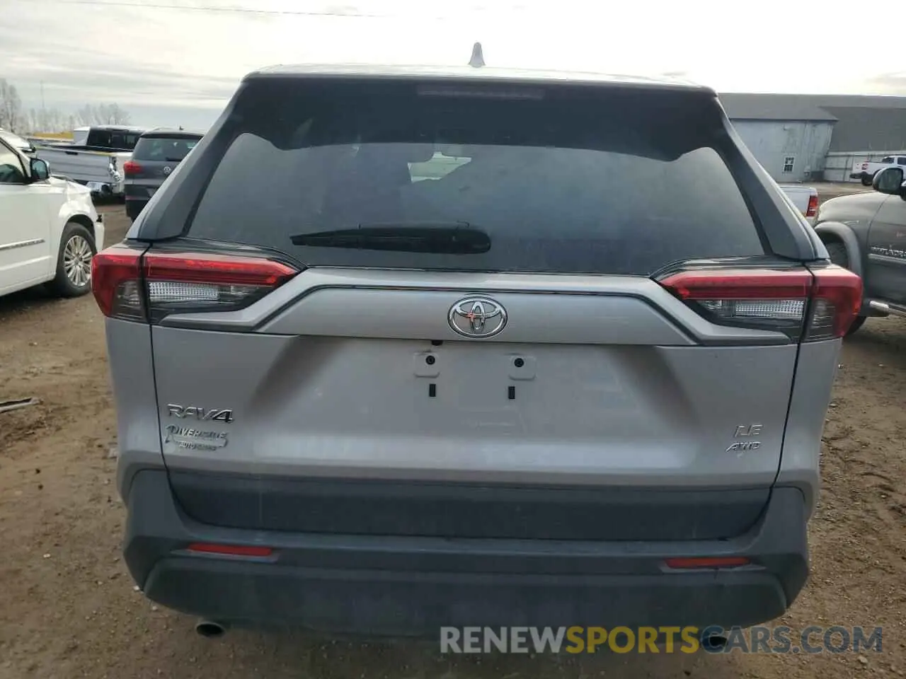 6 Фотография поврежденного автомобиля 2T3F1RFVXNW287896 TOYOTA RAV4 2022
