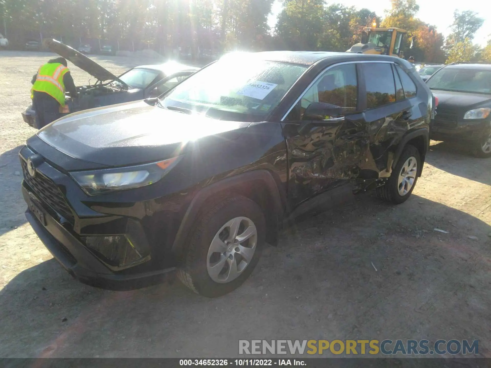 2 Фотография поврежденного автомобиля 2T3G1RFV1NC284505 TOYOTA RAV4 2022