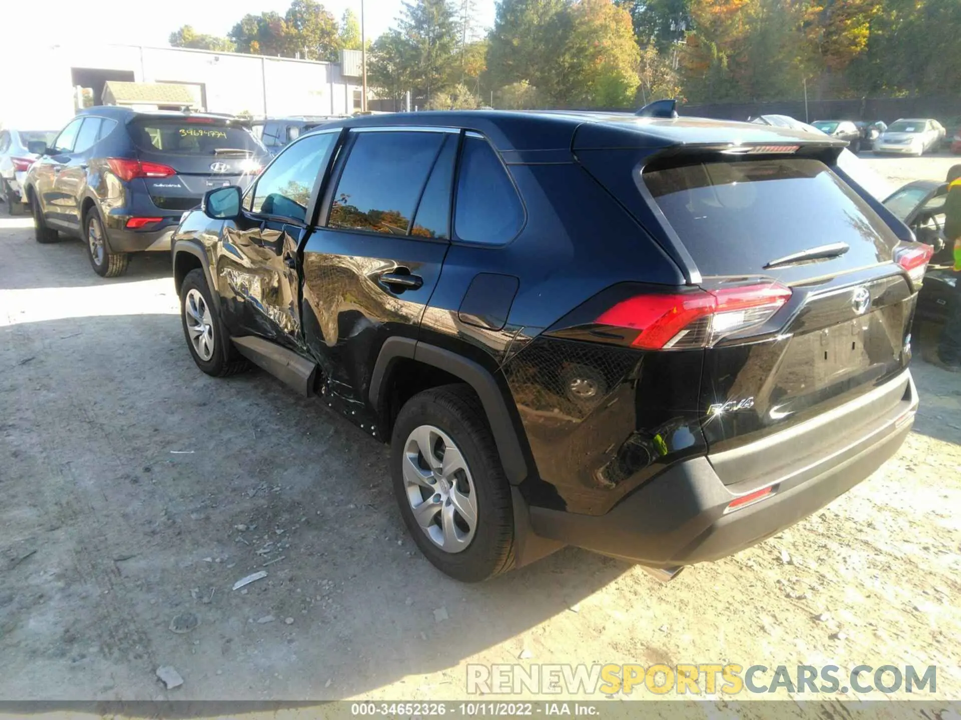 3 Фотография поврежденного автомобиля 2T3G1RFV1NC284505 TOYOTA RAV4 2022