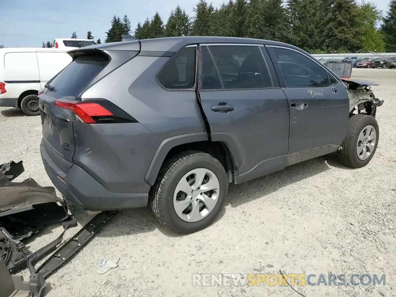3 Фотография поврежденного автомобиля 2T3G1RFV2NC295867 TOYOTA RAV4 2022
