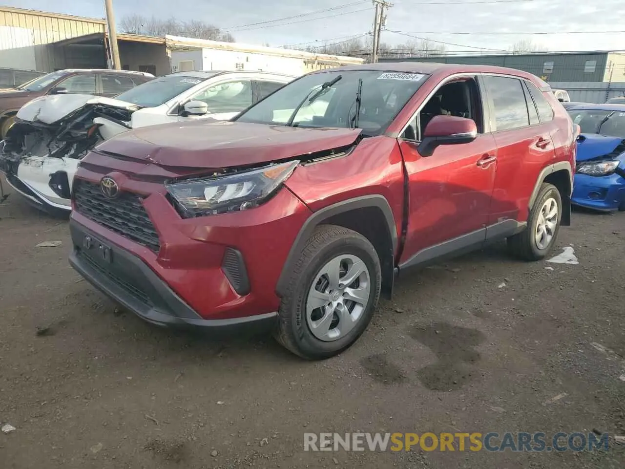 1 Photograph of a damaged car 2T3G1RFV6NW298625 TOYOTA RAV4 2022