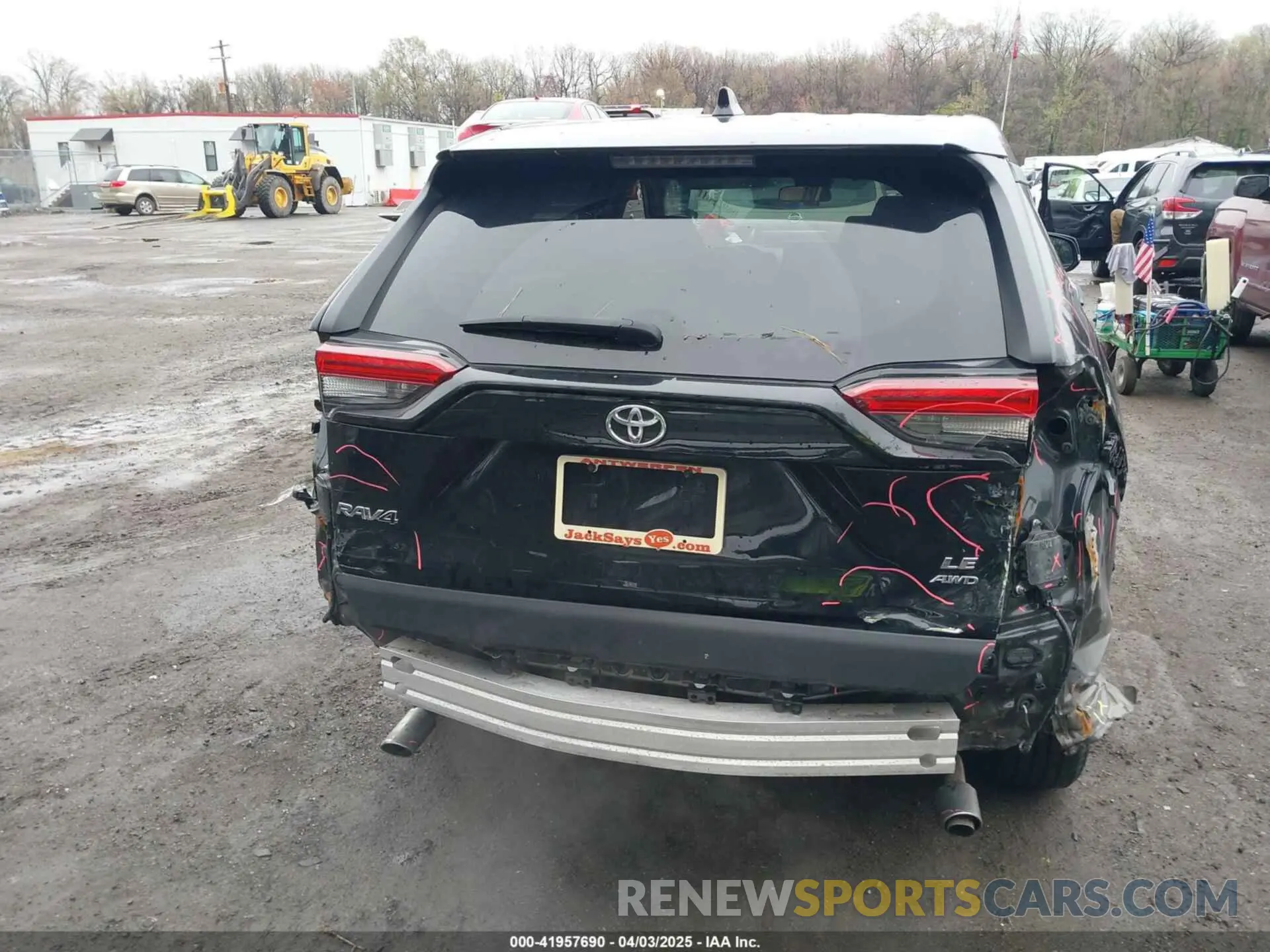 16 Photograph of a damaged car 2T3G1RFV7NW317134 TOYOTA RAV4 2022