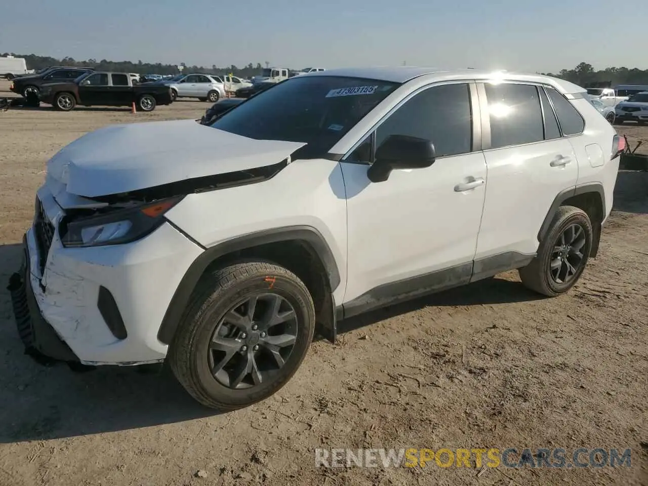 1 Photograph of a damaged car 2T3H1RFV1NW218359 TOYOTA RAV4 2022