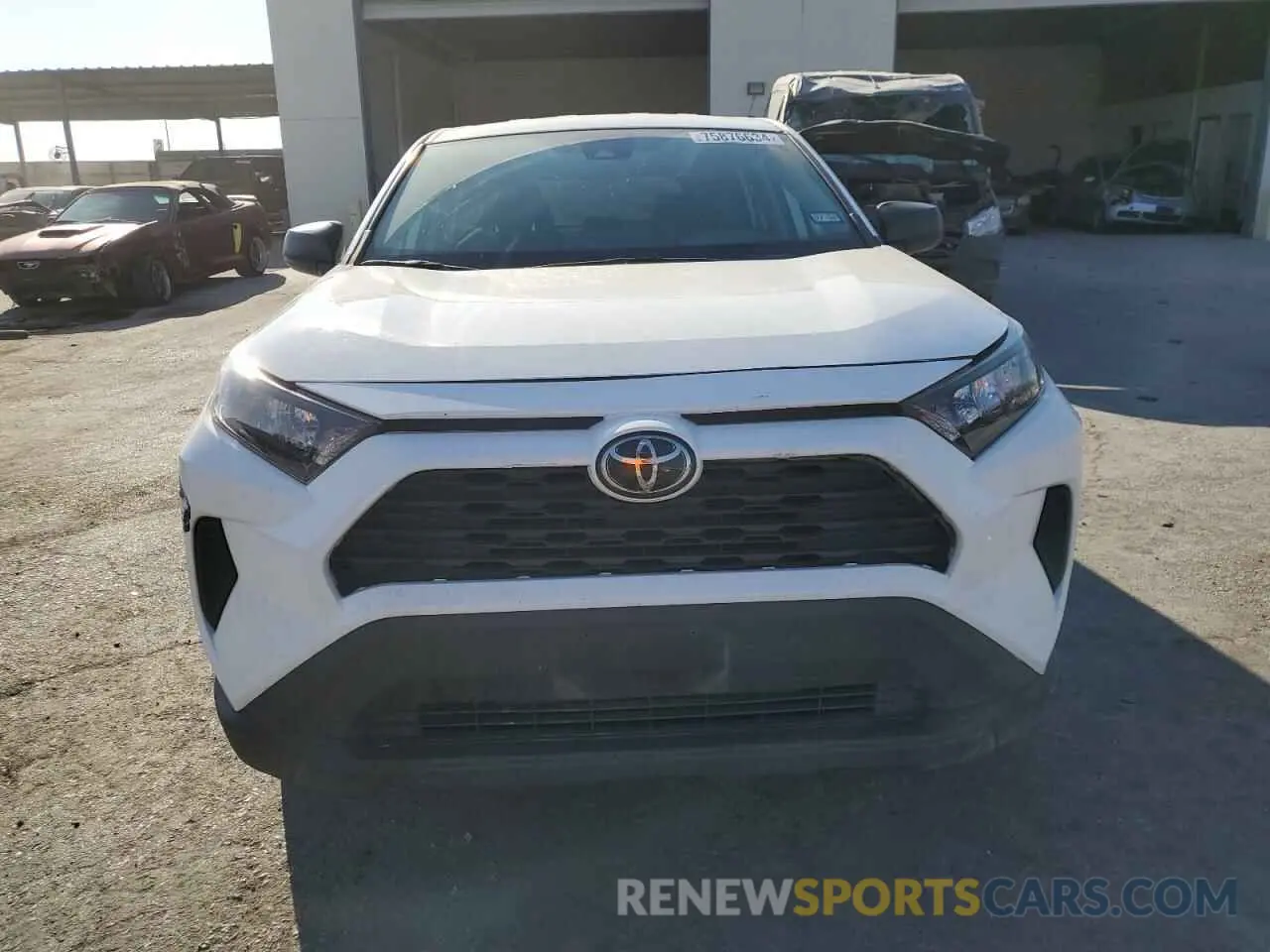 5 Фотография поврежденного автомобиля 2T3H1RFV2NC199189 TOYOTA RAV4 2022