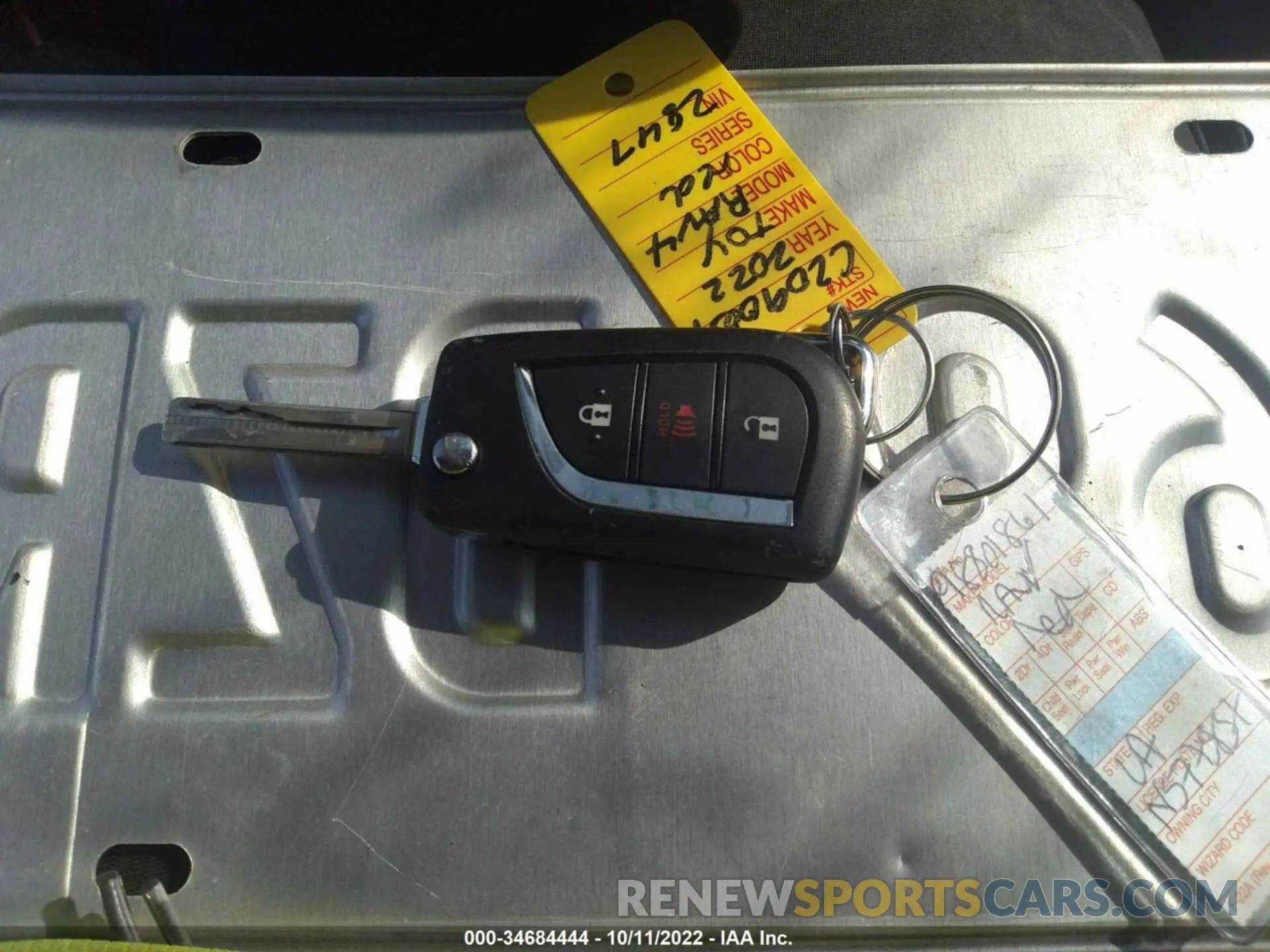 11 Фотография поврежденного автомобиля 2T3H1RFV3NW192847 TOYOTA RAV4 2022