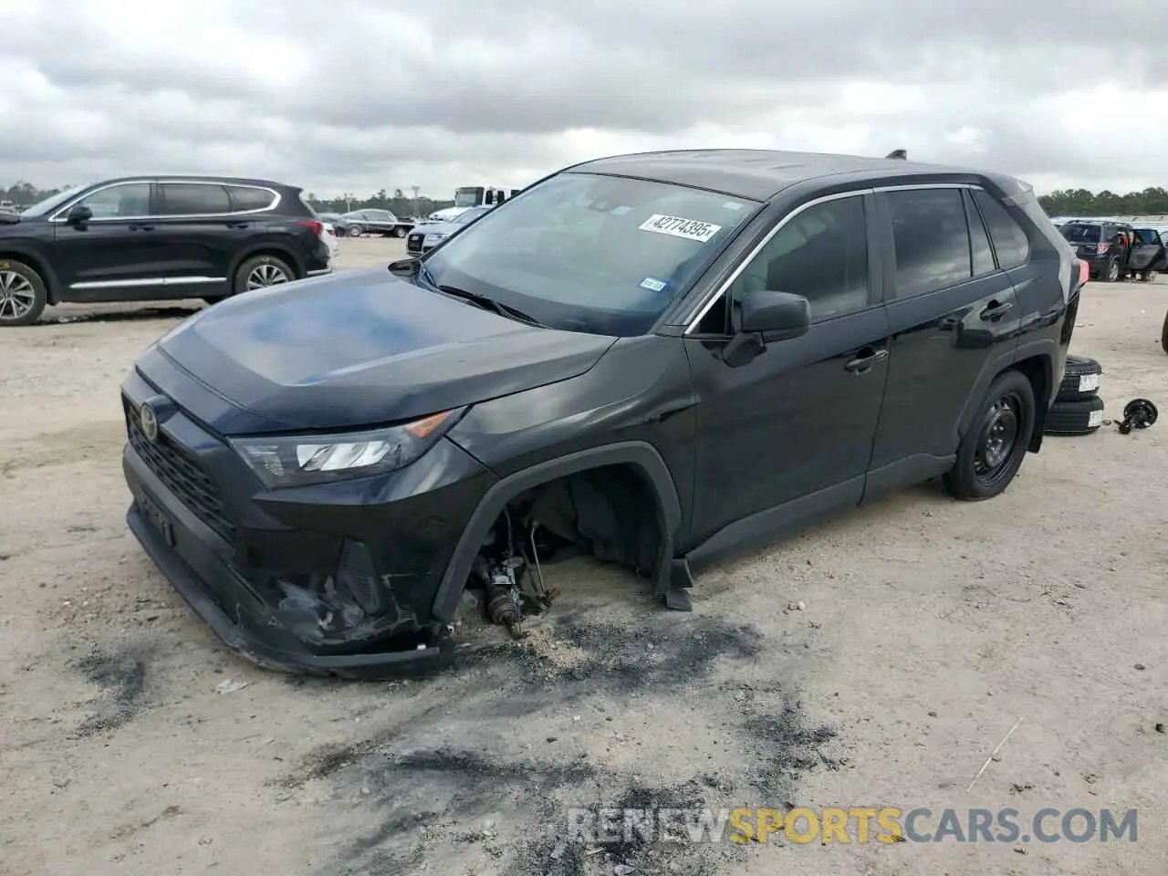 1 Photograph of a damaged car 2T3H1RFV3NW204513 TOYOTA RAV4 2022
