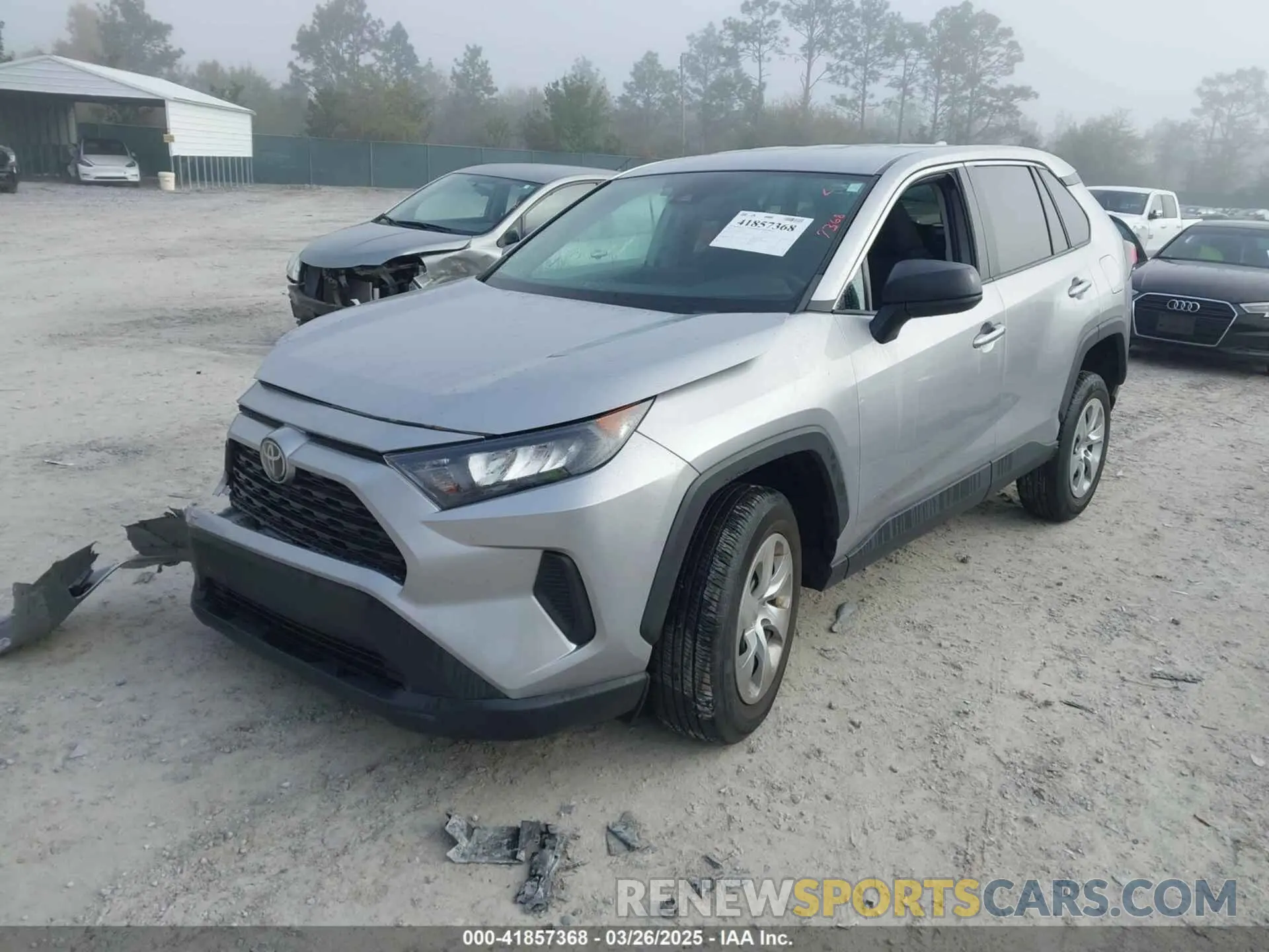 2 Фотография поврежденного автомобиля 2T3H1RFV4NC209172 TOYOTA RAV4 2022
