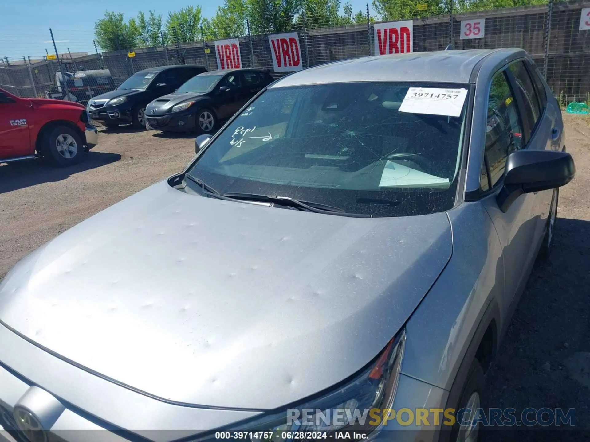 6 Фотография поврежденного автомобиля 2T3H1RFV5NC192141 TOYOTA RAV4 2022