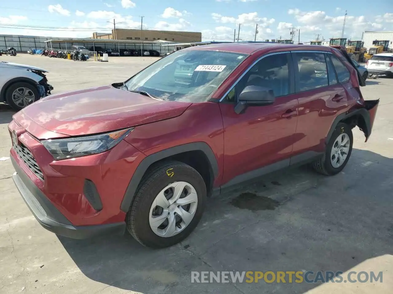 1 Фотография поврежденного автомобиля 2T3H1RFV6NW192860 TOYOTA RAV4 2022