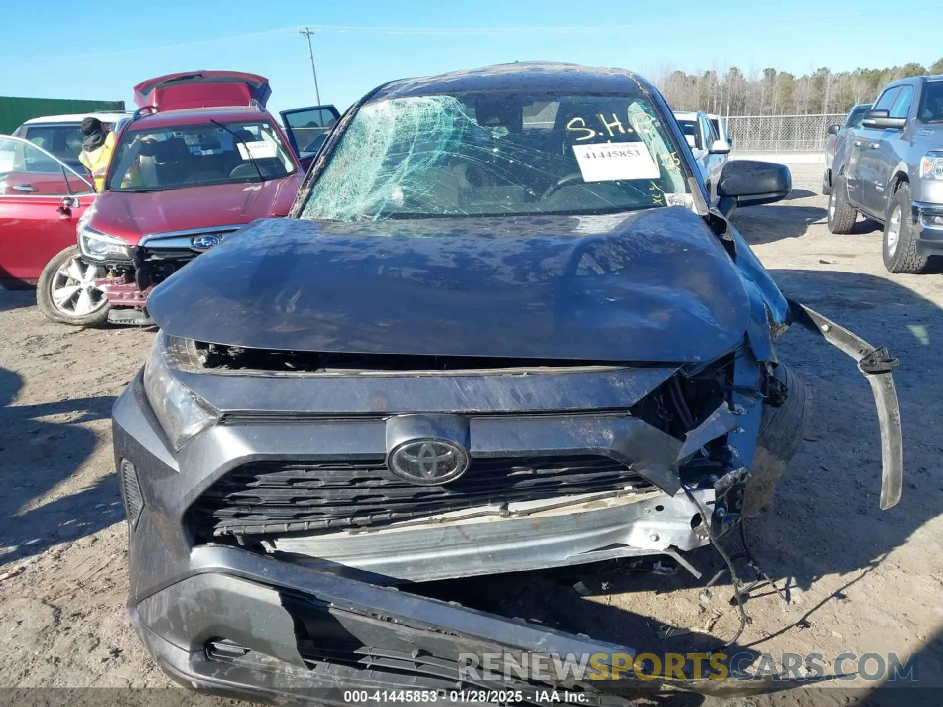 11 Фотография поврежденного автомобиля 2T3H1RFV8NC186110 TOYOTA RAV4 2022