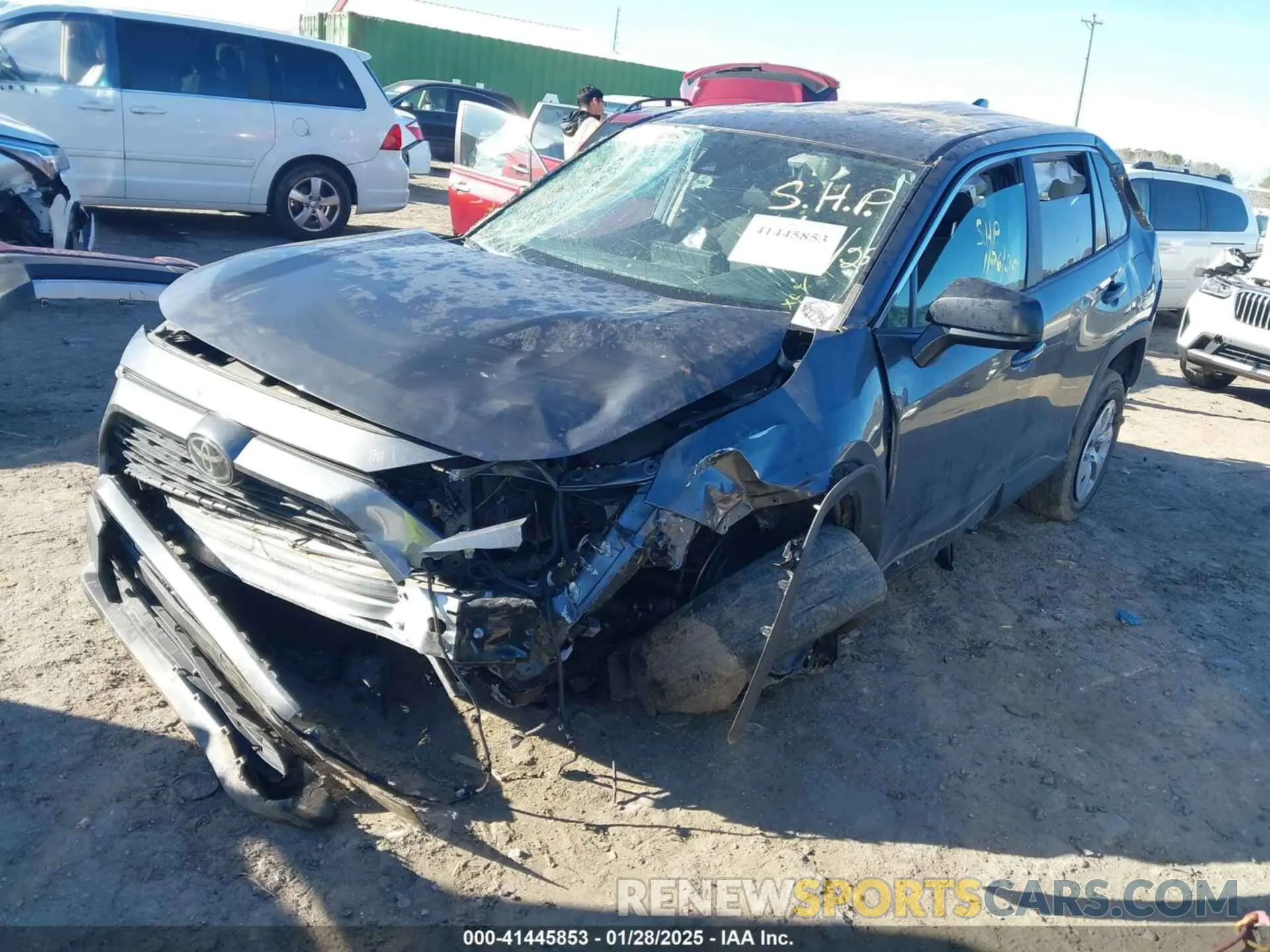2 Фотография поврежденного автомобиля 2T3H1RFV8NC186110 TOYOTA RAV4 2022