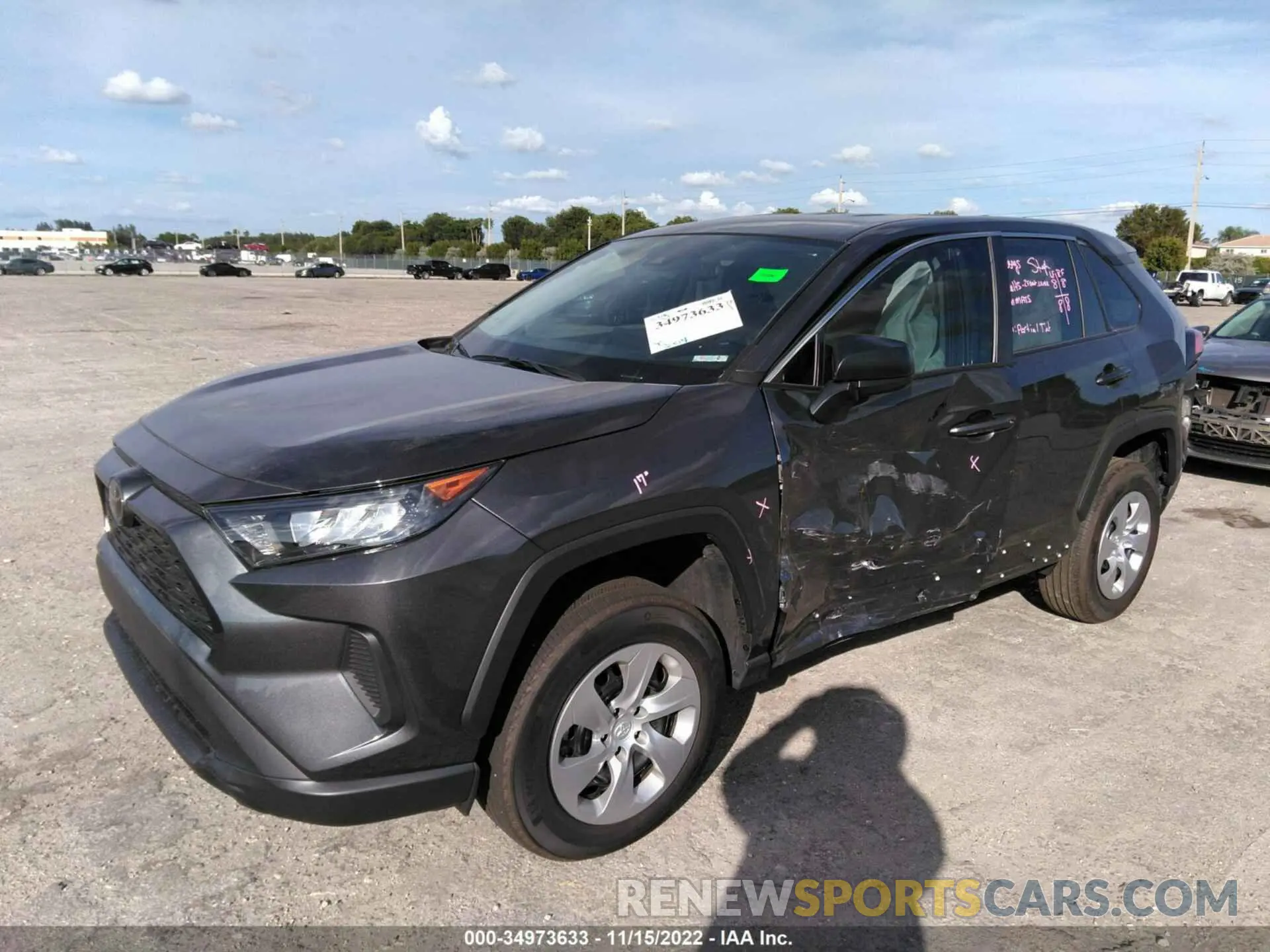 2 Фотография поврежденного автомобиля 2T3H1RFV9NC191400 TOYOTA RAV4 2022
