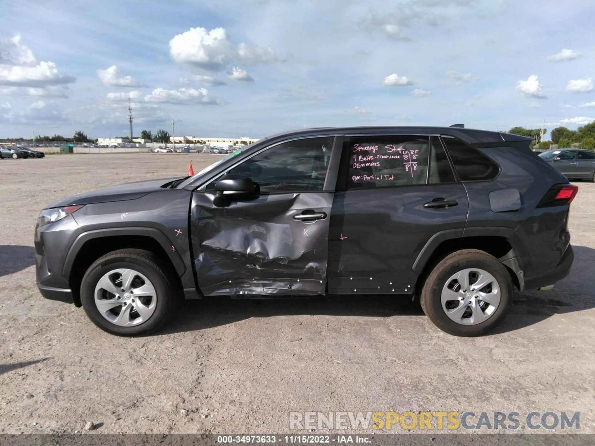 6 Фотография поврежденного автомобиля 2T3H1RFV9NC191400 TOYOTA RAV4 2022