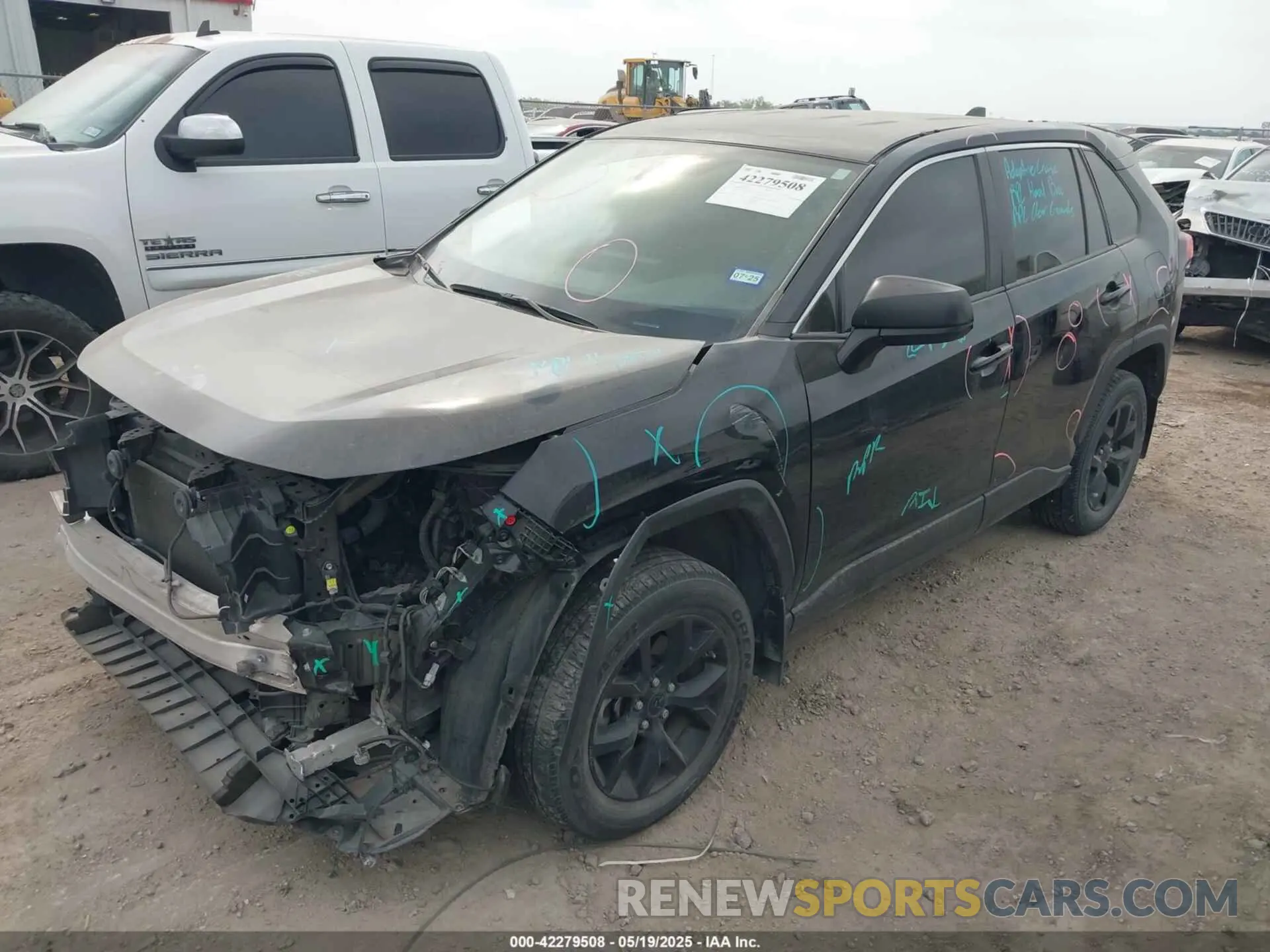 2 Photograph of a damaged car 2T3H1RFVXNC193754 TOYOTA RAV4 2022