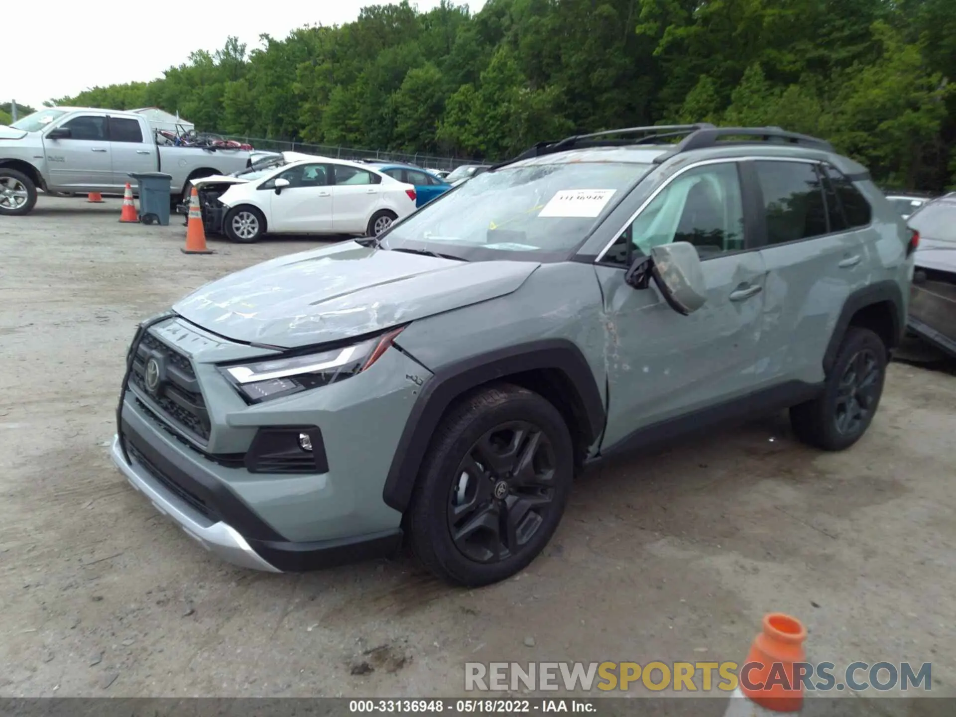 2 Фотография поврежденного автомобиля 2T3J1RFV6NW269387 TOYOTA RAV4 2022