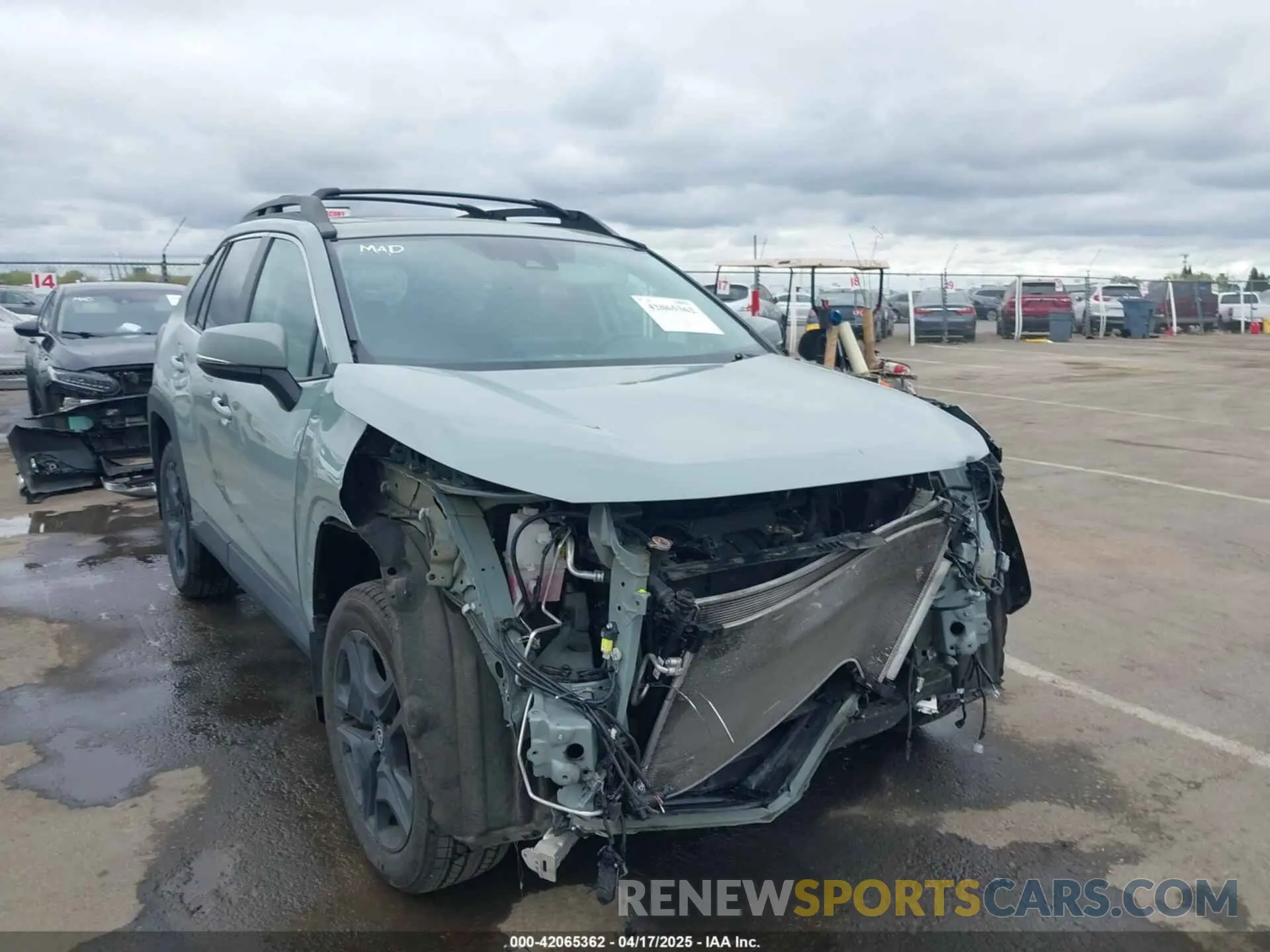 6 Фотография поврежденного автомобиля 2T3J1RFV8NW308450 TOYOTA RAV4 2022