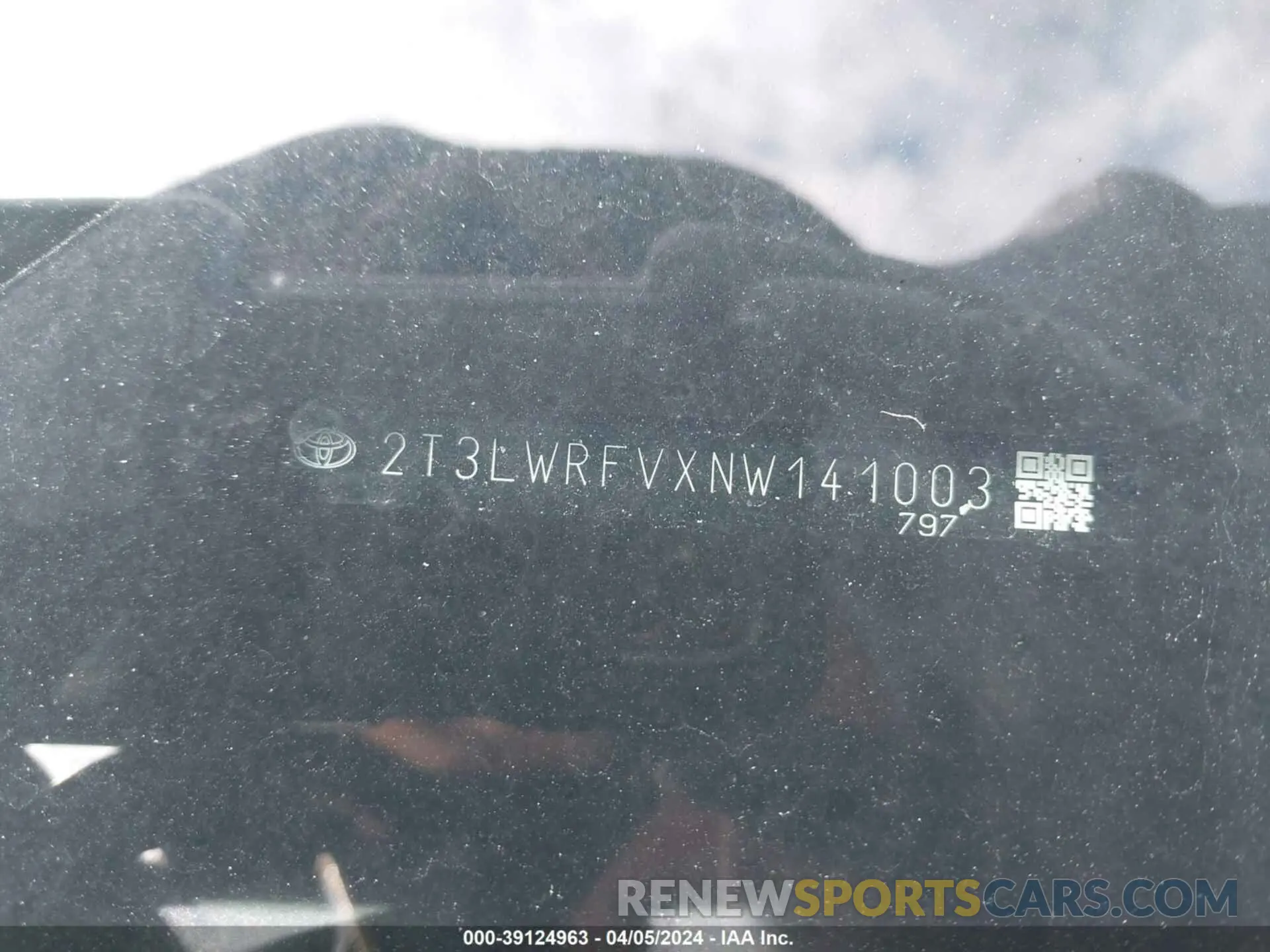 17 Фотография поврежденного автомобиля 2T3LWRFVXNW141003 TOYOTA RAV4 2022