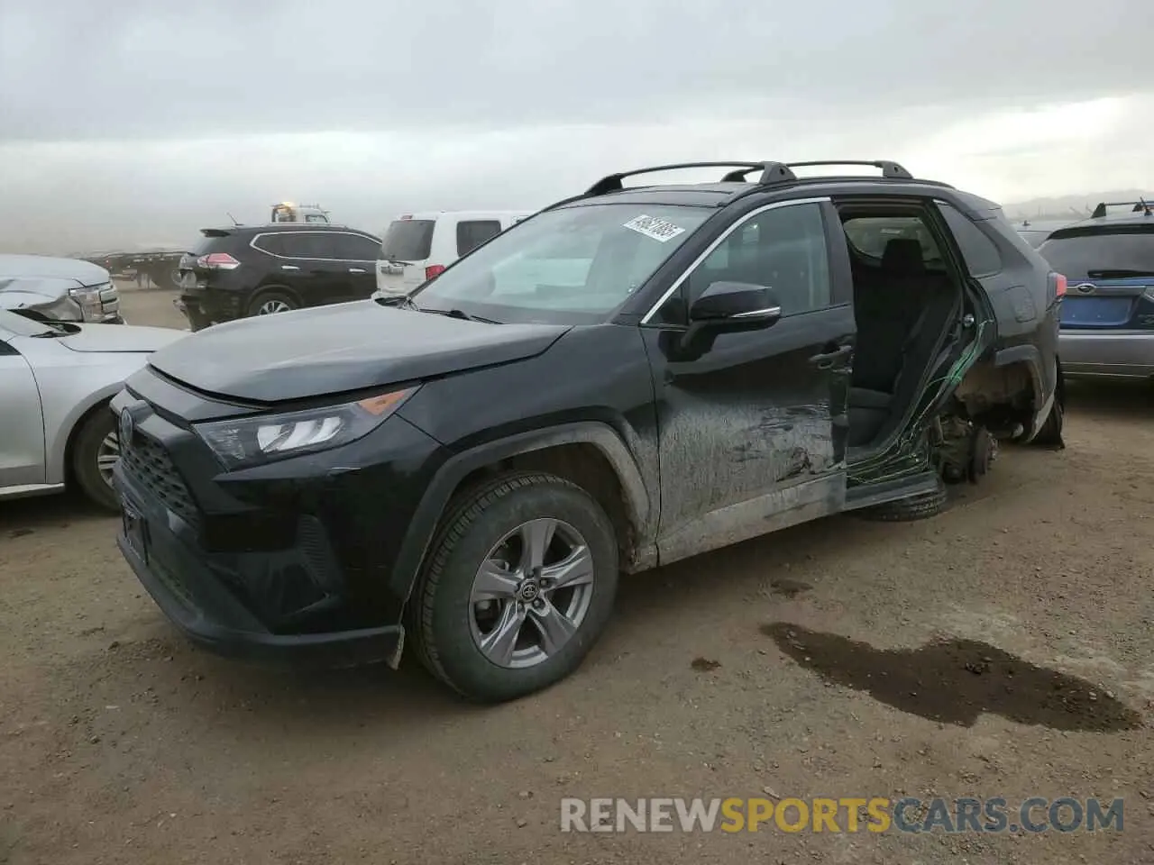 1 Photograph of a damaged car 2T3MWRFV2NW129710 TOYOTA RAV4 2022