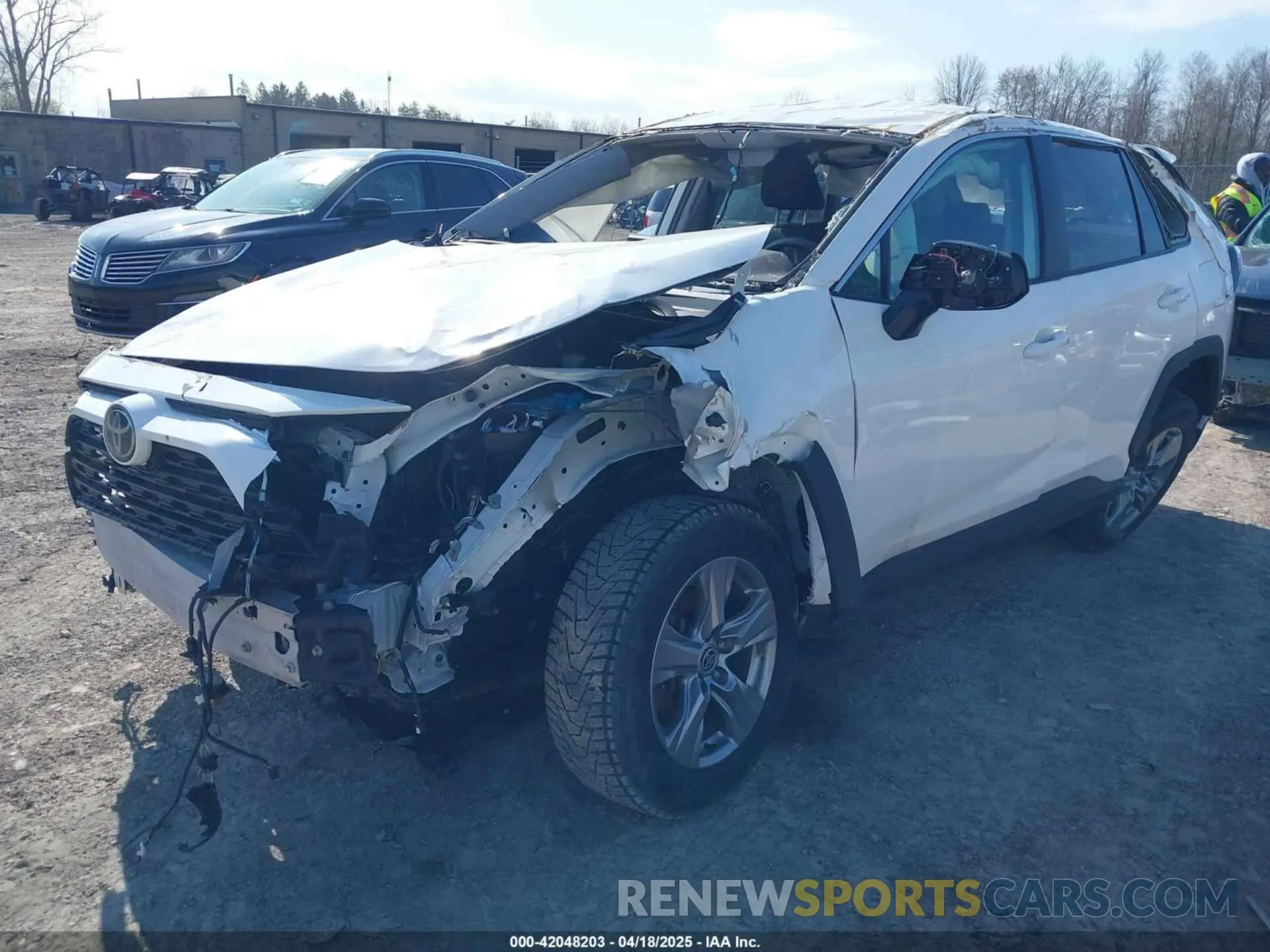 2 Фотография поврежденного автомобиля 2T3P1RFV0NC279408 TOYOTA RAV4 2022