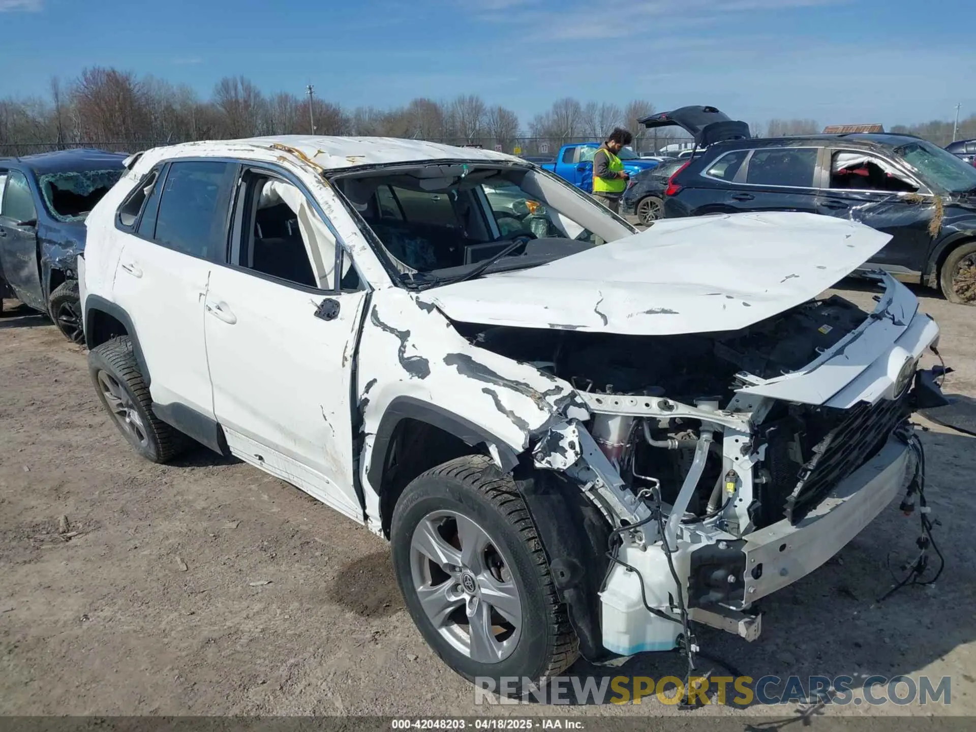 6 Фотография поврежденного автомобиля 2T3P1RFV0NC279408 TOYOTA RAV4 2022