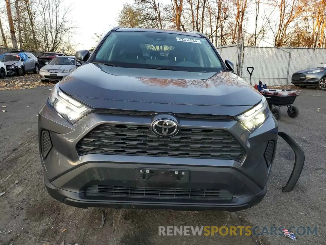 5 Фотография поврежденного автомобиля 2T3P1RFV0NW295039 TOYOTA RAV4 2022